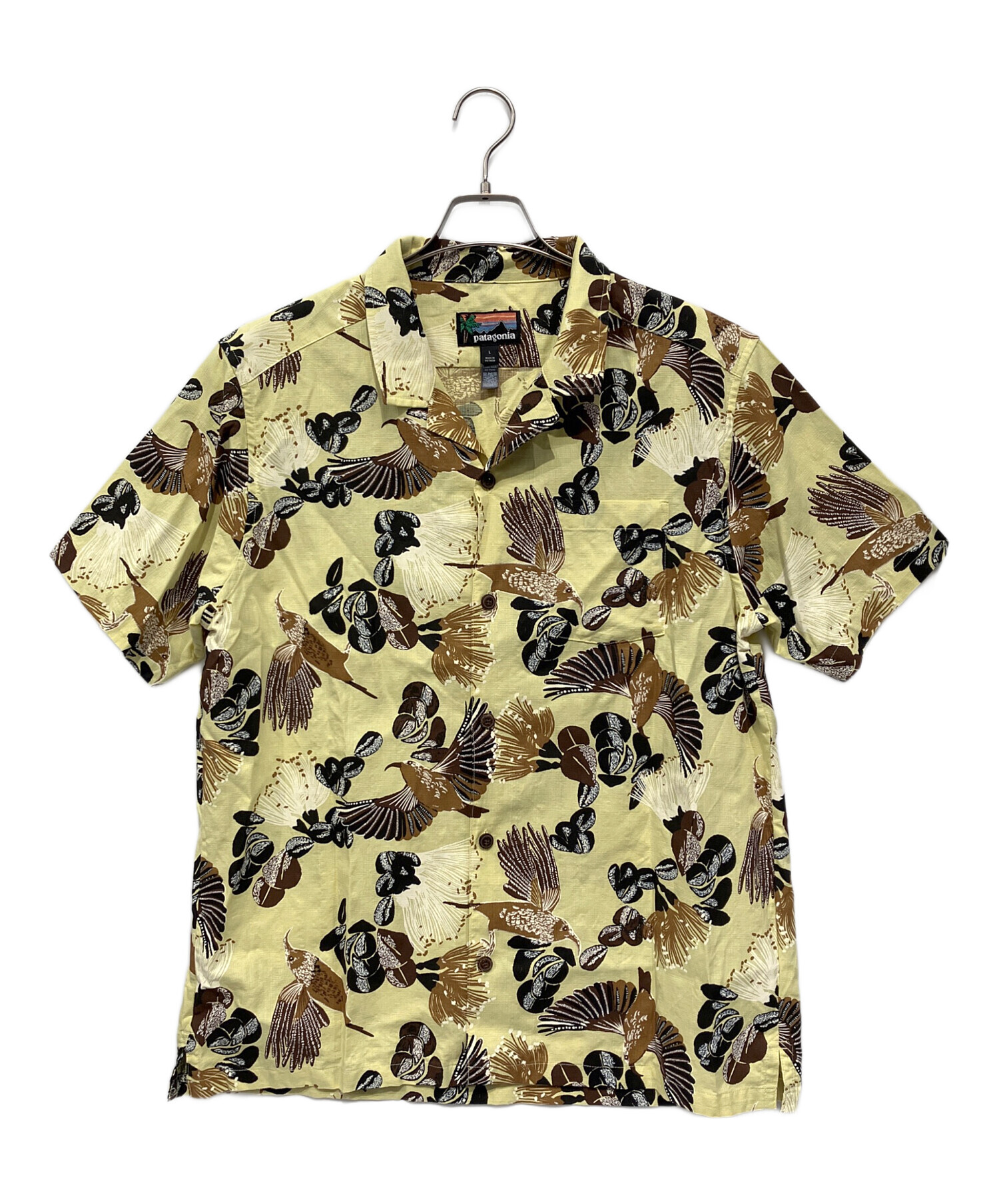patagonia パタゴニア　半袖シャツ Lサイズ シャツ　黄色　チェック柄 中古・古着通販】Patagonia (パタゴニア) 半袖シャツ イエロー サイズ