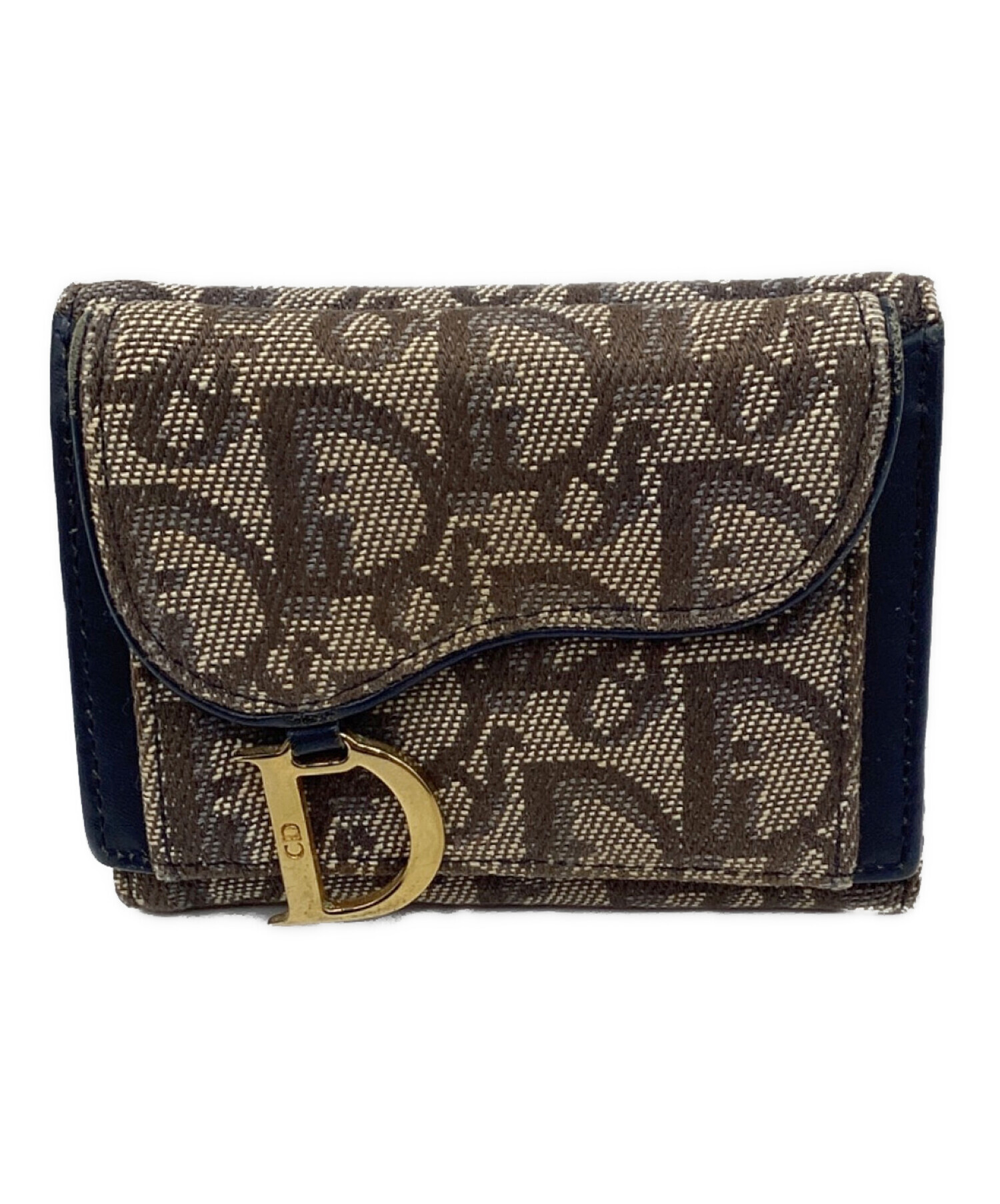 クリスチャン・ディオール Christian Dior 三つ折り財布 【中古】 中古・古着通販】Christian Dior (クリスチャン ディオール) 3つ折り