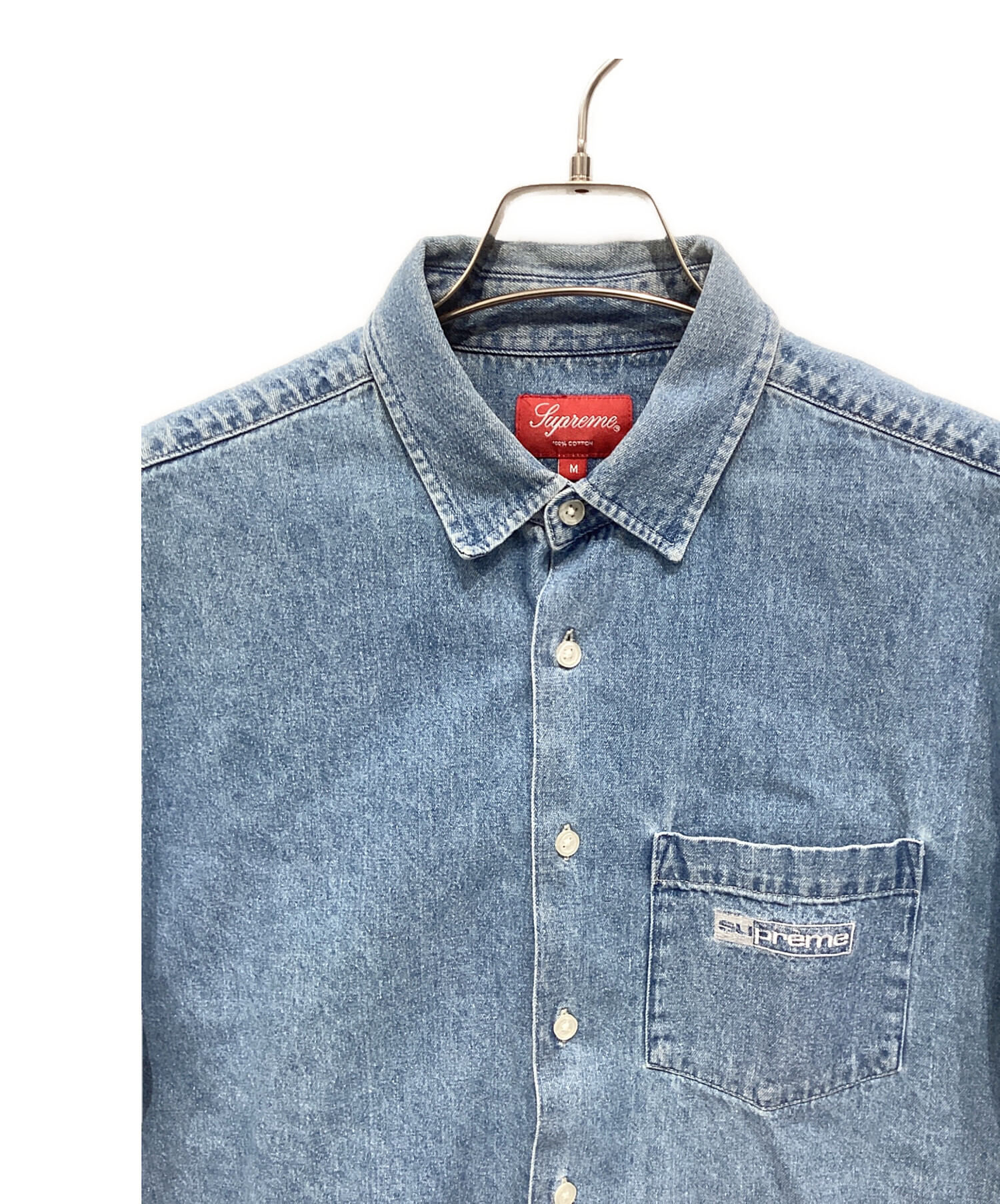 中古・古着通販】Supreme (シュプリーム) デニムシャツ インディゴ