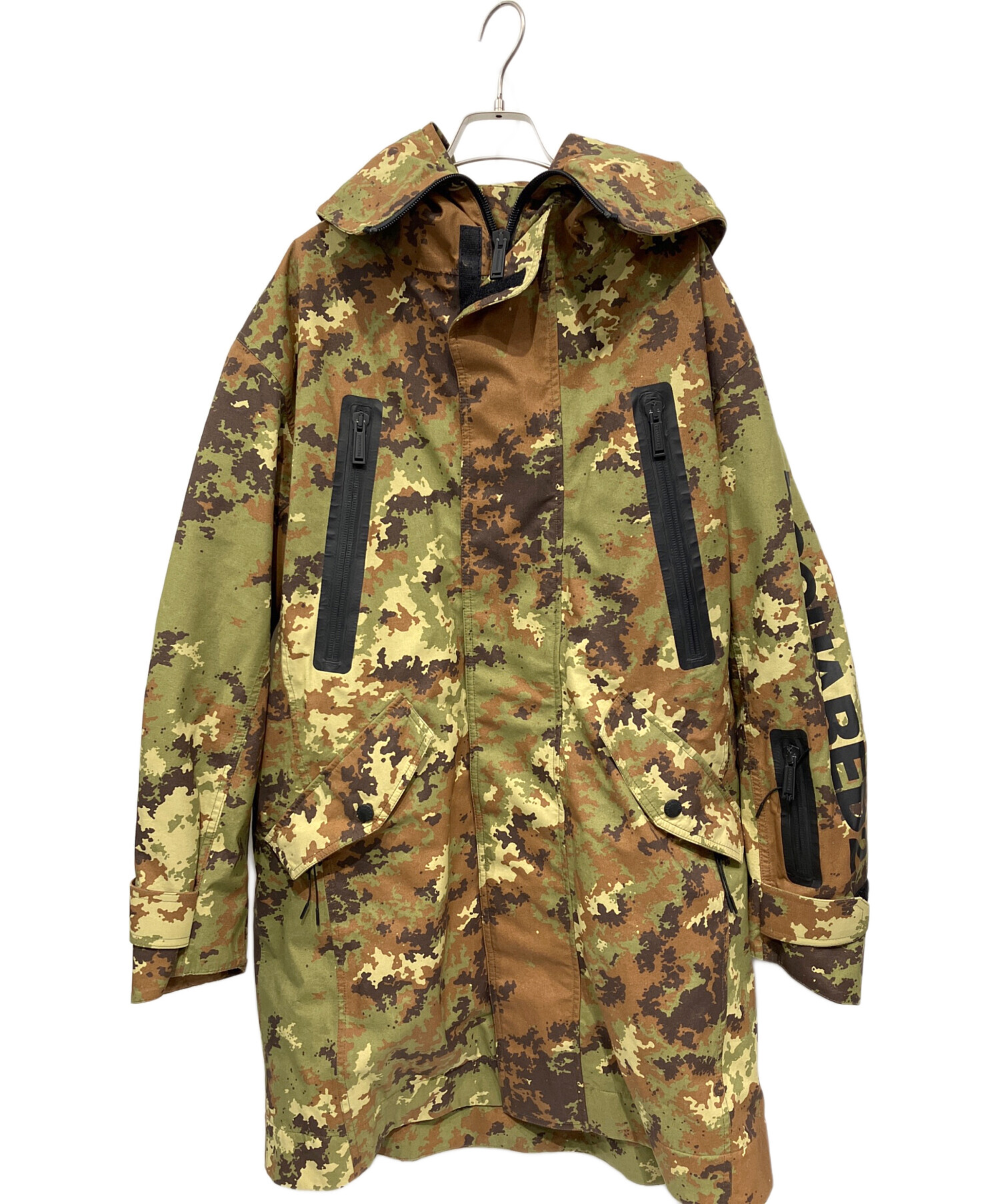 【23日まで値下げ！】DSQUARED2 ロングコート ナイロン ジャケット 中古・古着通販】DSQUARED2 (ディースクエアード) ナイロンコート