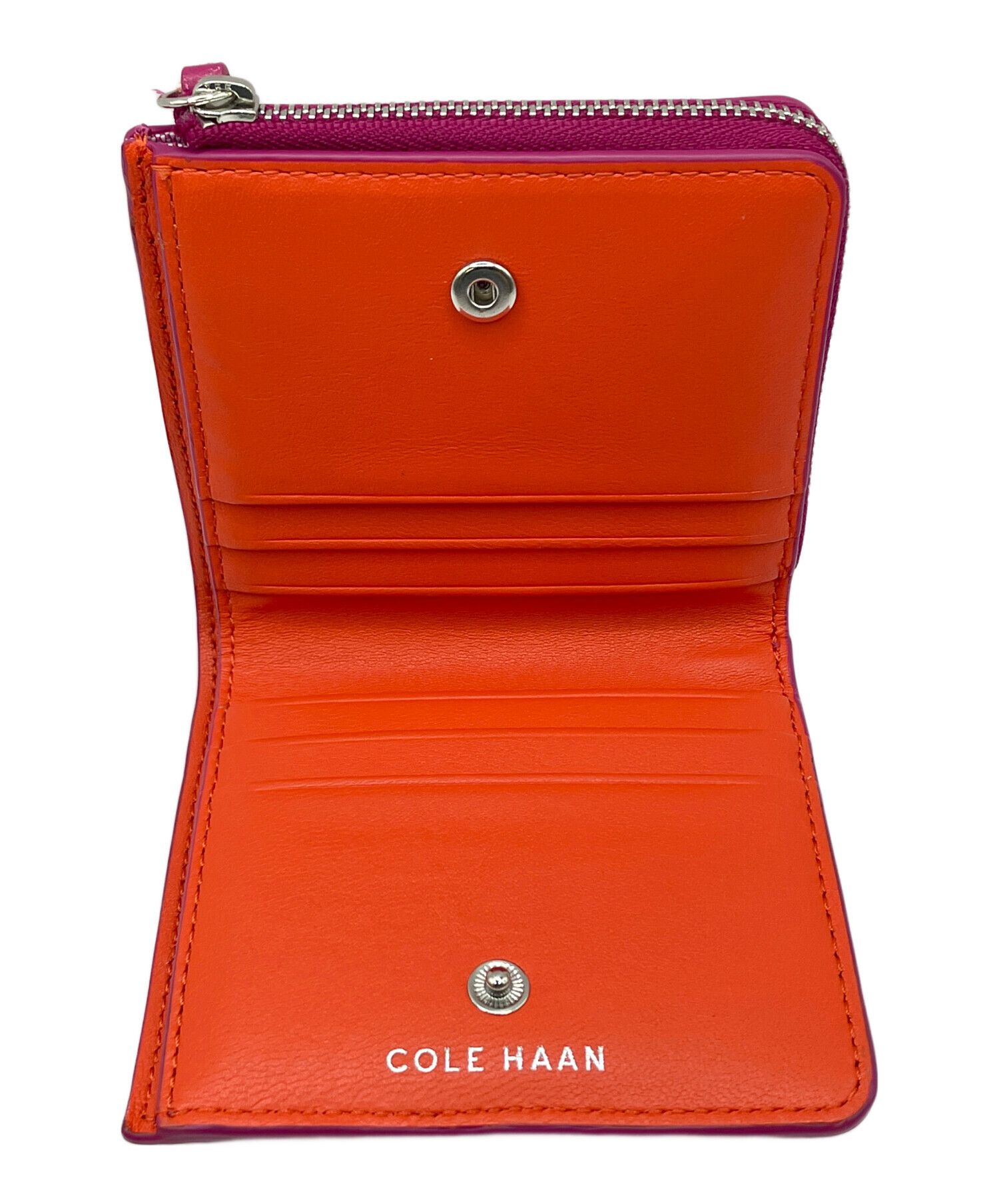 COLE HAAN コールハーン　二つ折財布2個美品‼️ 中古・古着通販】COLE HAAN (コールハーン) 2つ折り財布 パープル
