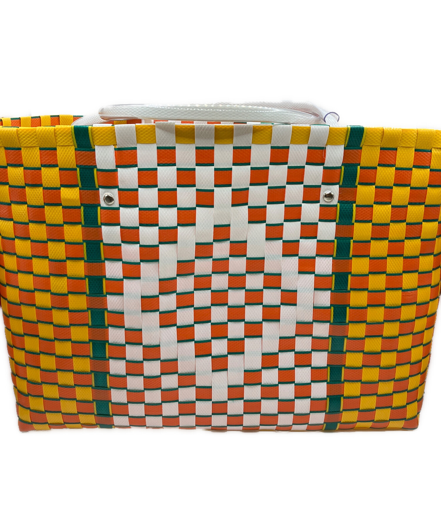 MARNI マルニ かごバッグ  オレンジ 【古着】【中古】【送料無料】 中古・古着通販】MARNI (マルニ) MARNI MAKET POD バケットバッグ