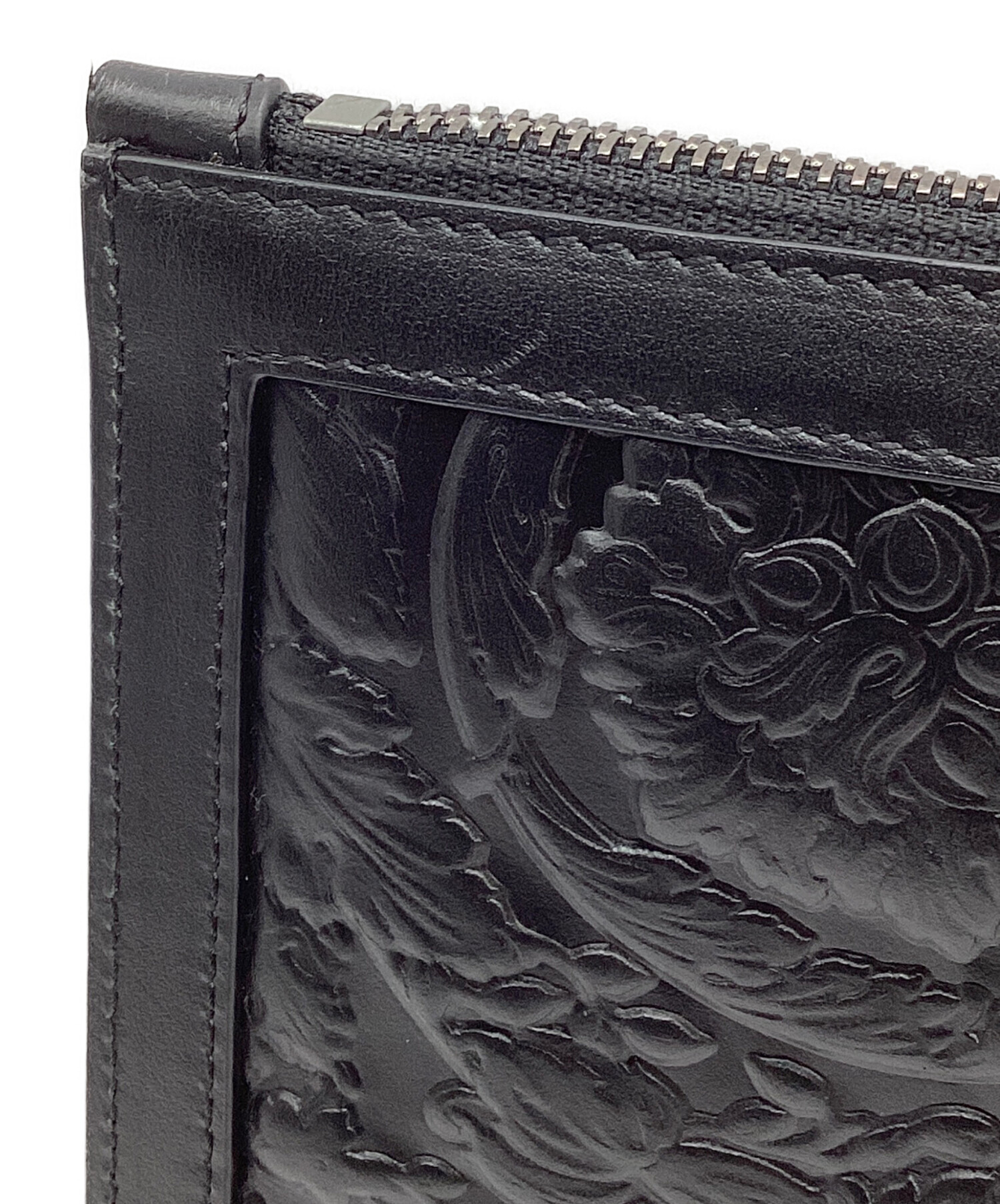 中古・古着通販】VERSACE (ヴェルサーチェ) クラッチバッグ ブラック
