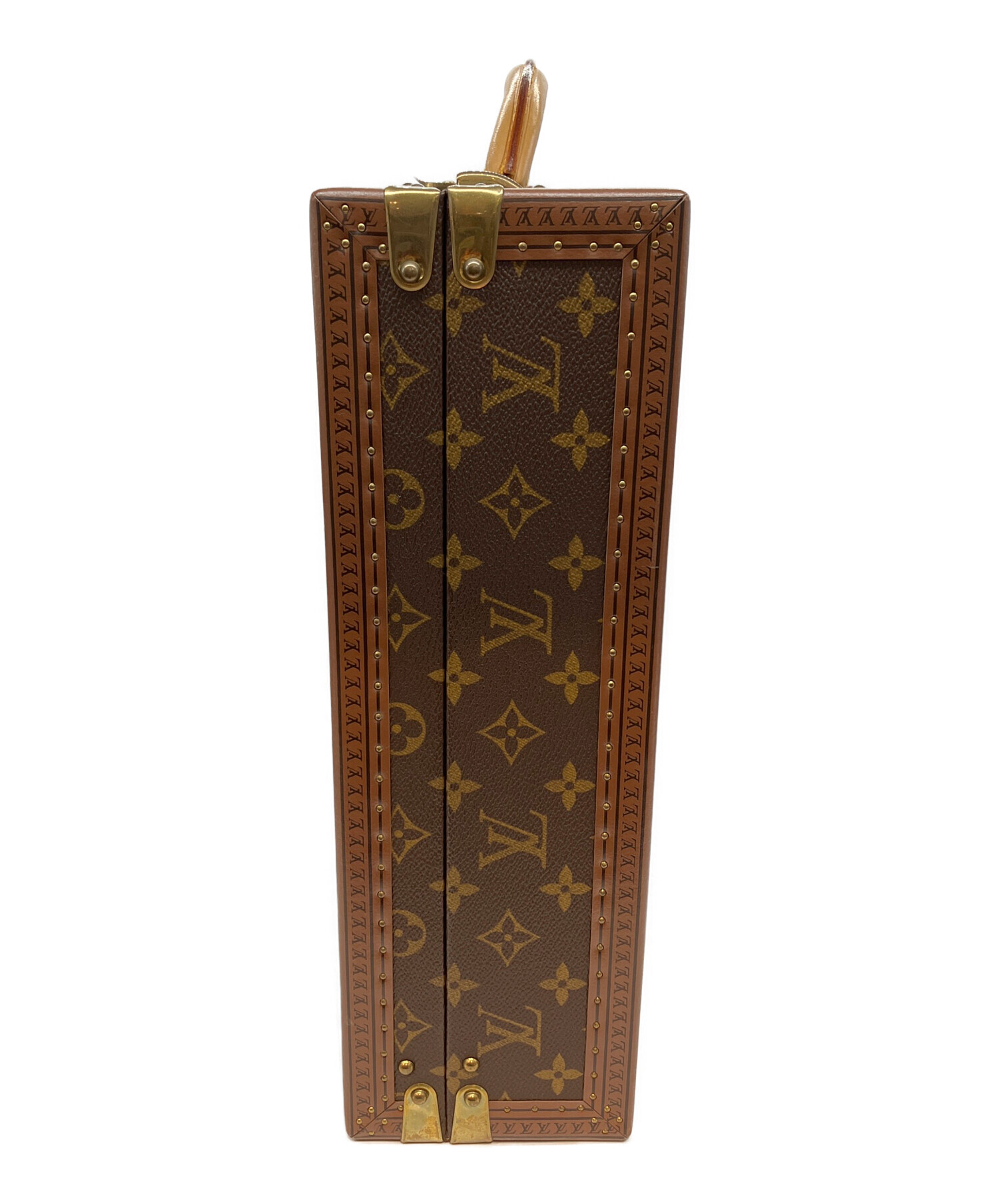 未使用！Louis Vuitton レザーリード ダークブラウン 中古・古着通販】LOUIS VUITTON (ルイ ヴィトン) トランク ブラウン