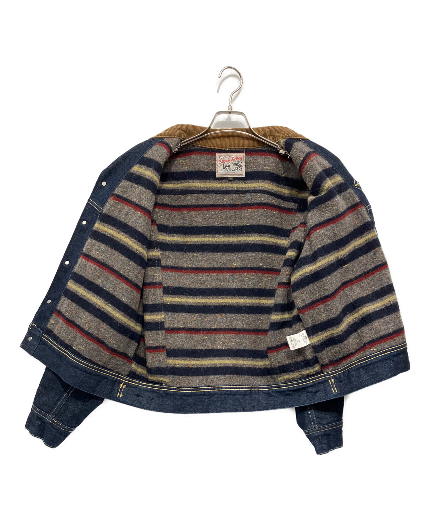 新品タグ付き LEE デニムジャケット　Mサイズ 中古・古着通販】LEE (リー) デニムジャケット インディゴ サイズ:M