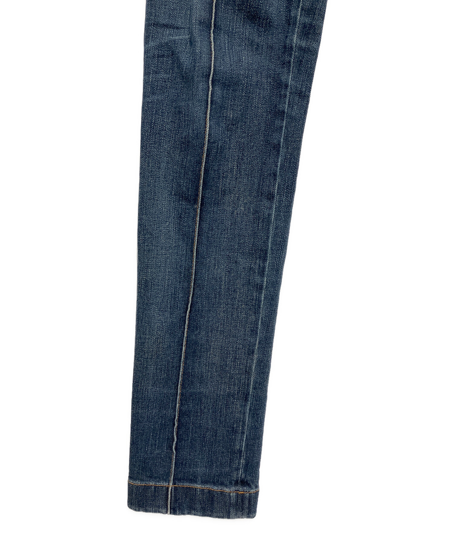 中古・古着通販】CHANEL (シャネル) デニムパンツ インディゴ サイズ