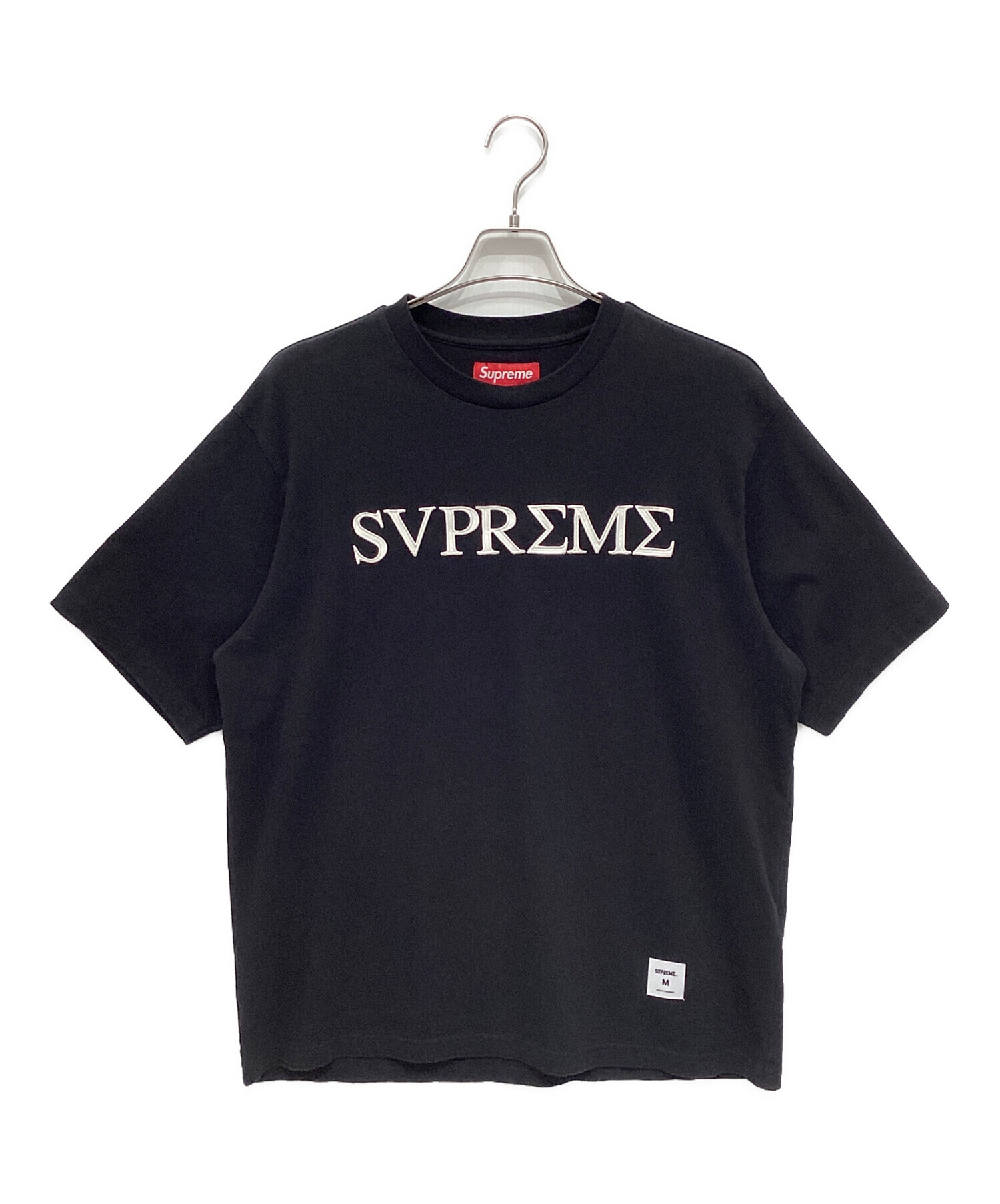 中古・古着通販】SUPREME (シュプリーム) 半袖カットソー ブラック 