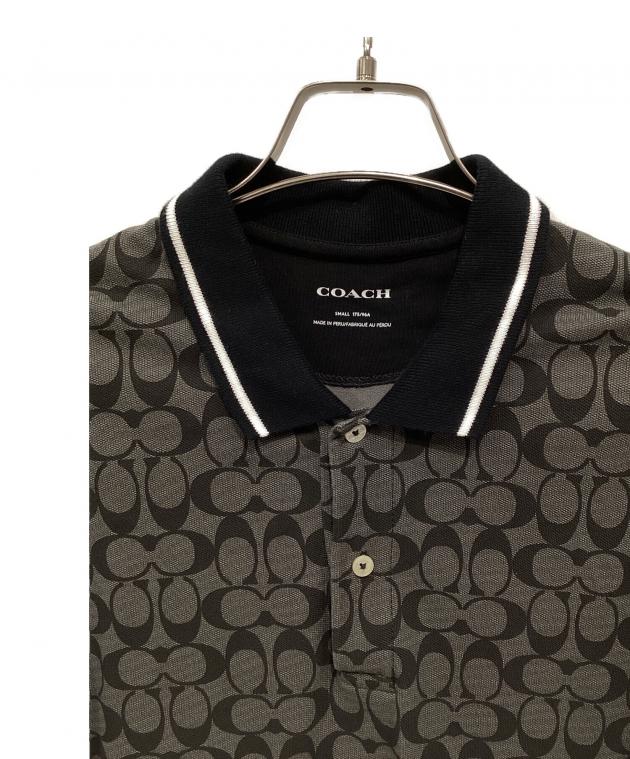 コーチ　ポロシャツ （新品未使用） 中古・古着通販】COACH (コーチ) ポロシャツ ブラック サイズ:S