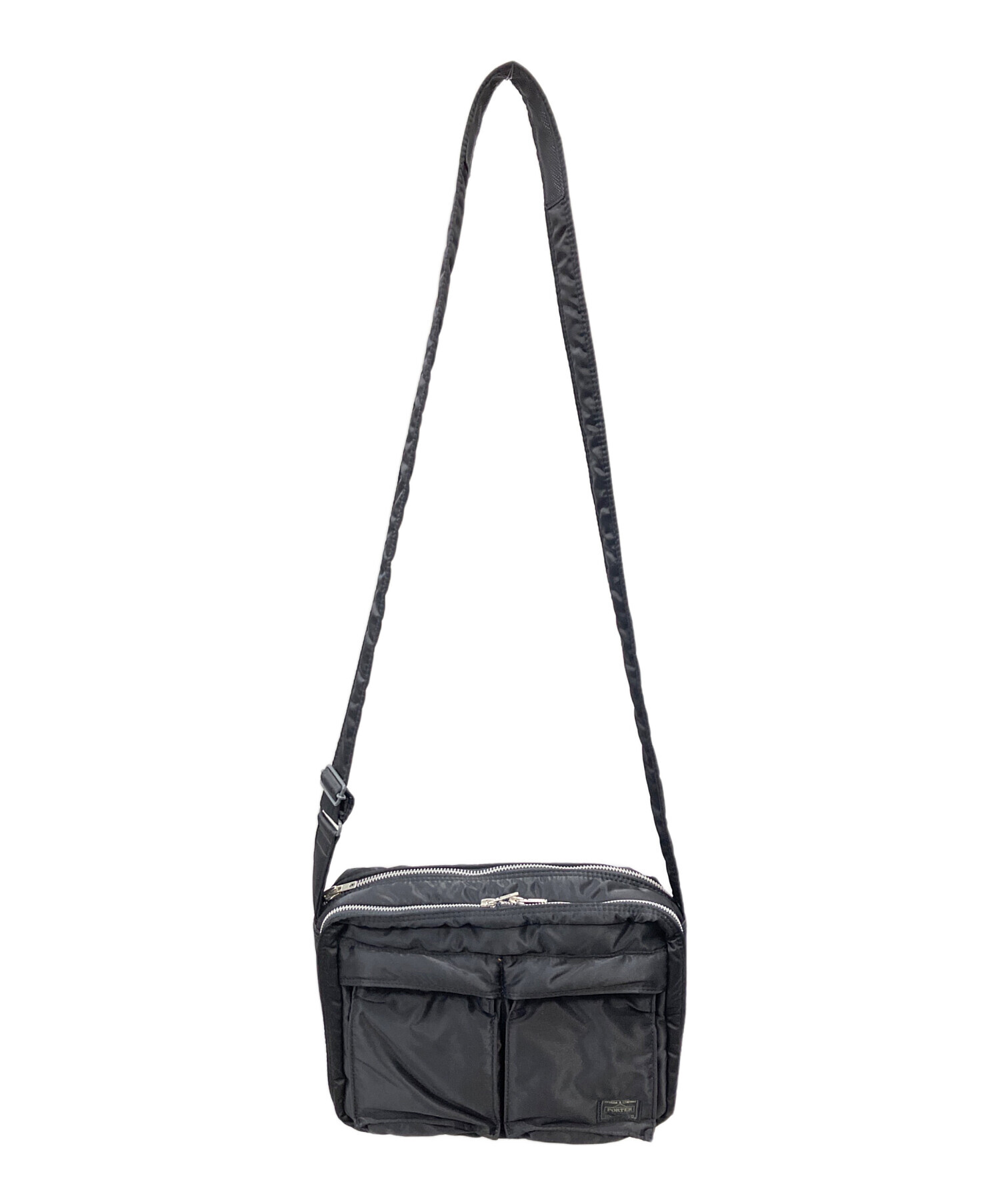 中古・古着通販】PORTER (ポーター) ショルダーバッグ ブラック