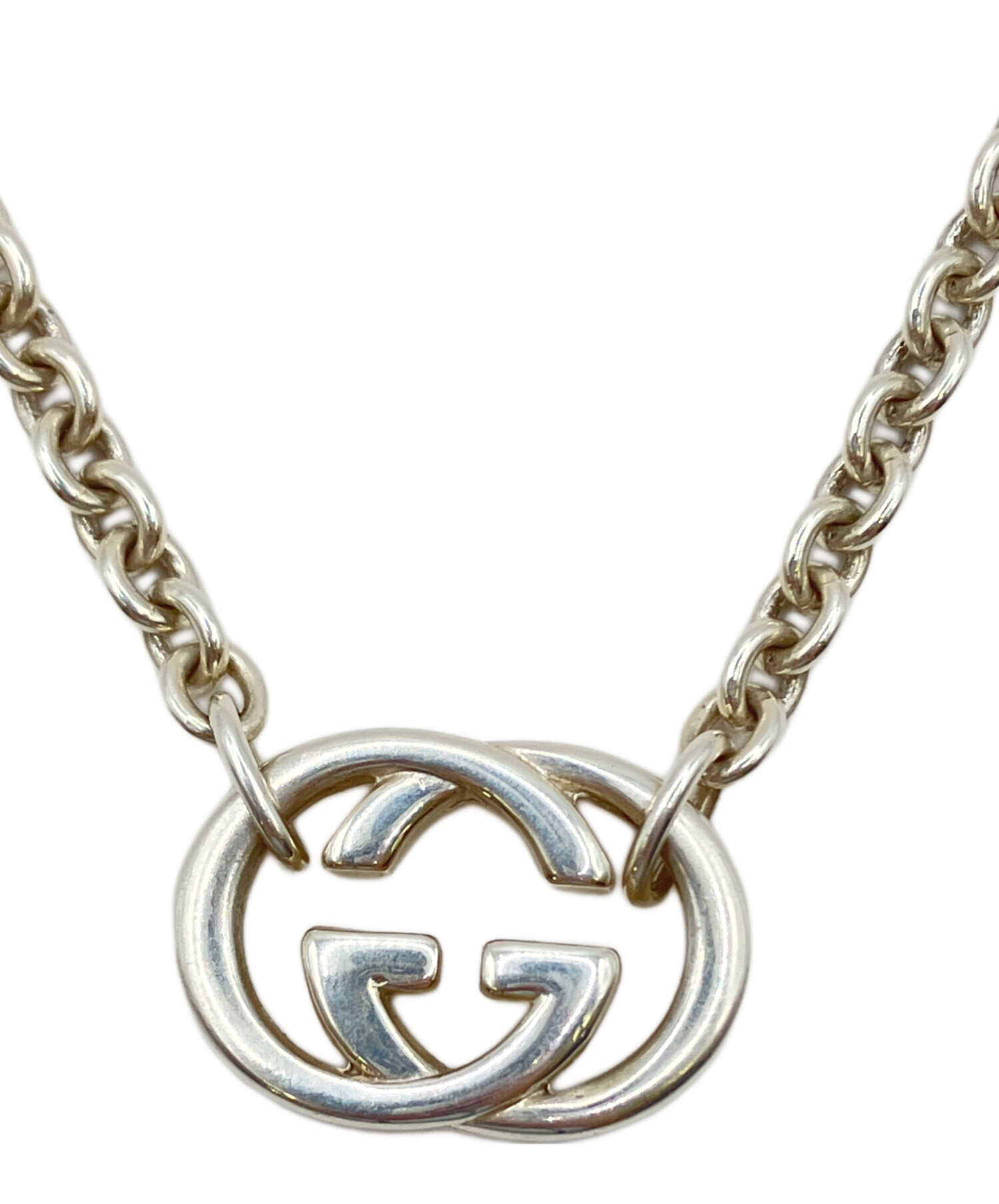 中古・古着通販】GUCCI (グッチ) インターロッキングGネックレス