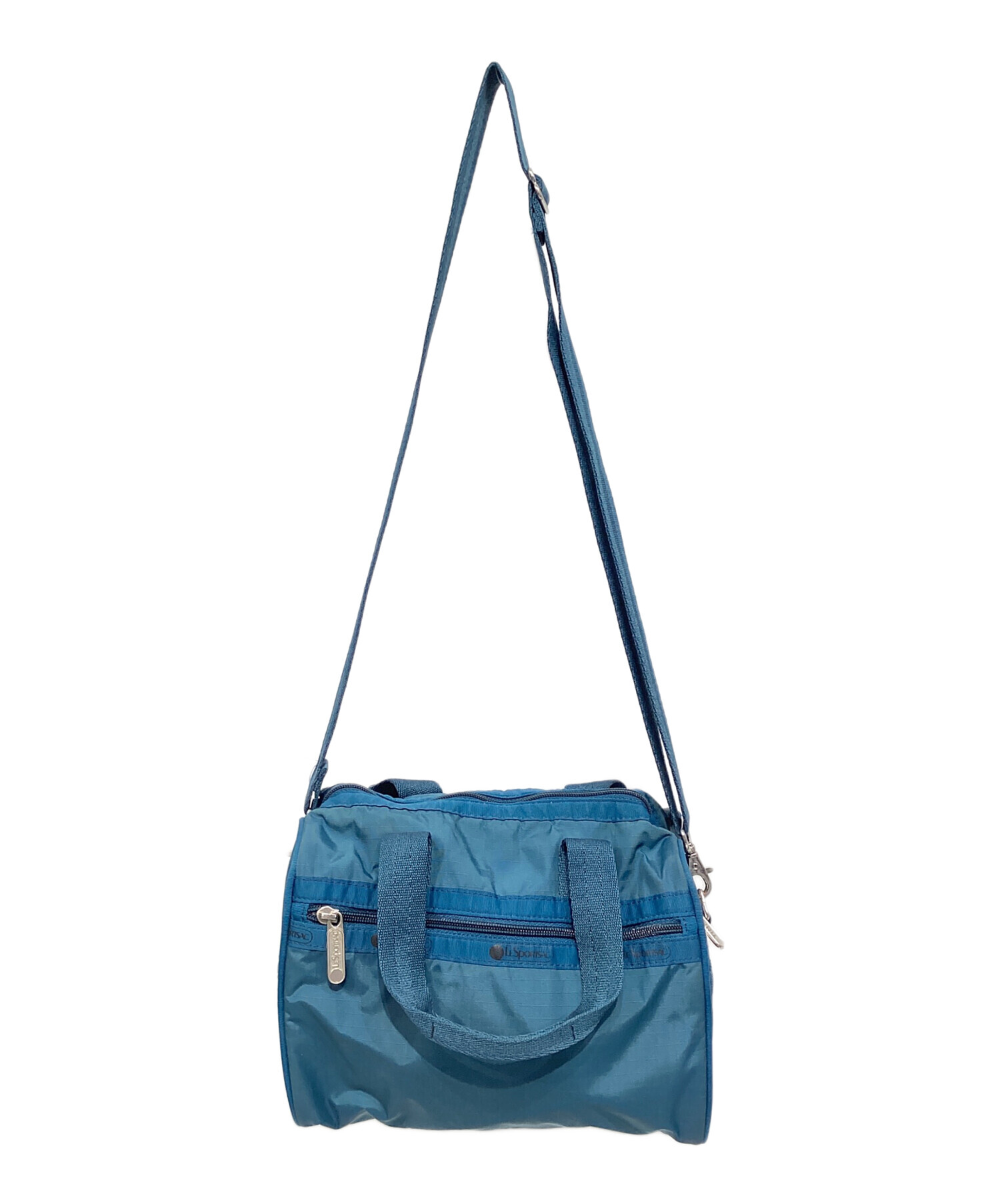 3070【未使用】レスポートサックミニボストンバッグ　ネイビー 中古・古着通販】LeSportsac (レスポートサック) 2WAYミニボストン
