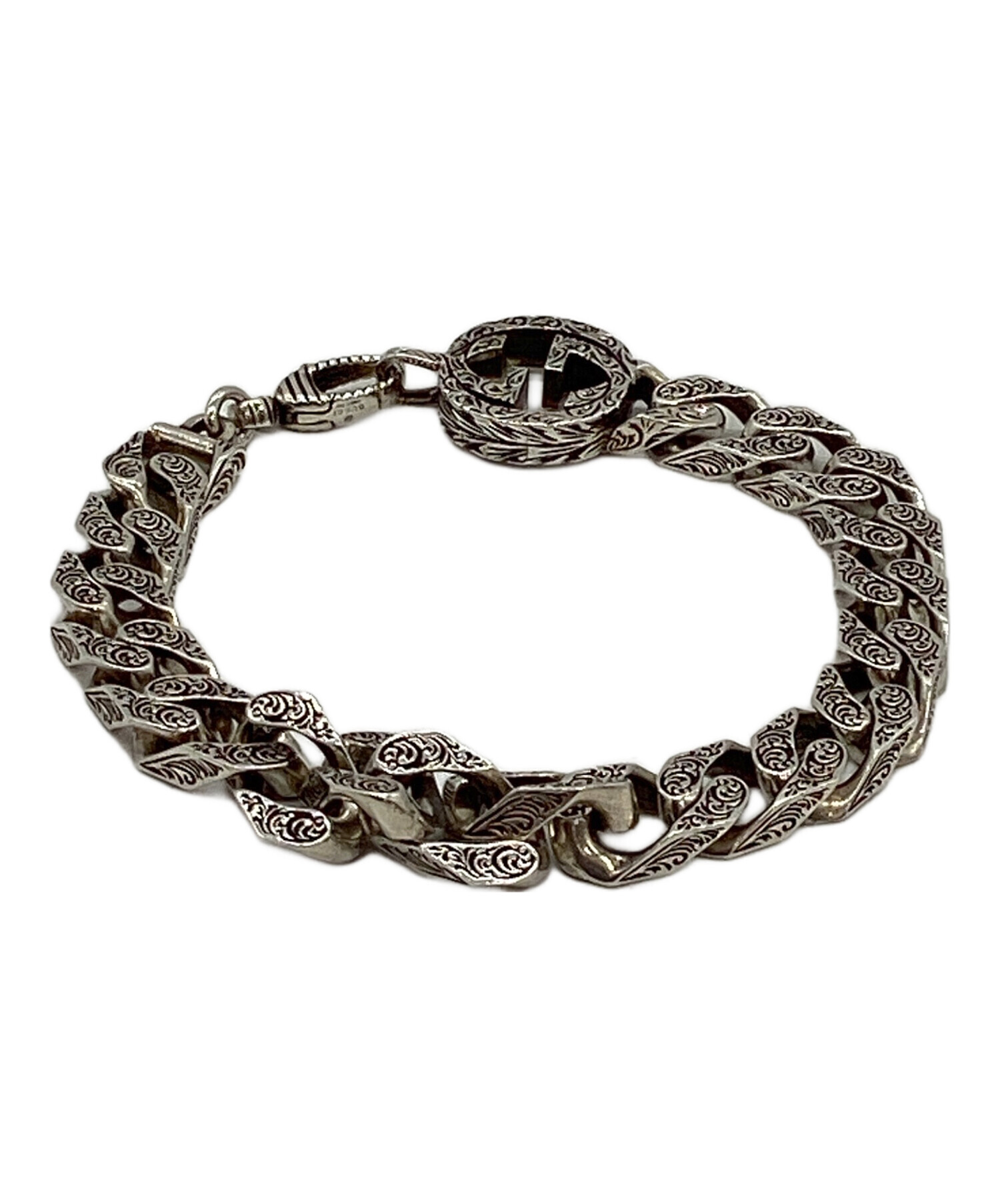 ふわふわしょんさん様GUCCI シルバー ブレスレット プレート スカル 中古・古着通販】GUCCI (グッチ) シルバーブレスレット｜ブランド