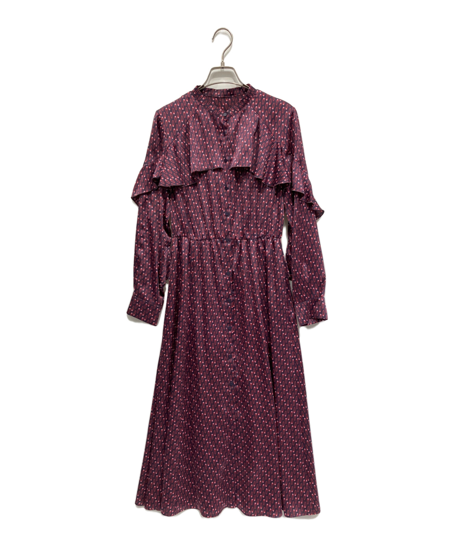 ANAYI アナイ　紫色　長袖　ブラウス　サイズ38 新品同様　購入価格約3万円 中古・古着通販】ANAYI (アナイ) 長袖ワンピース パープル サイズ:38