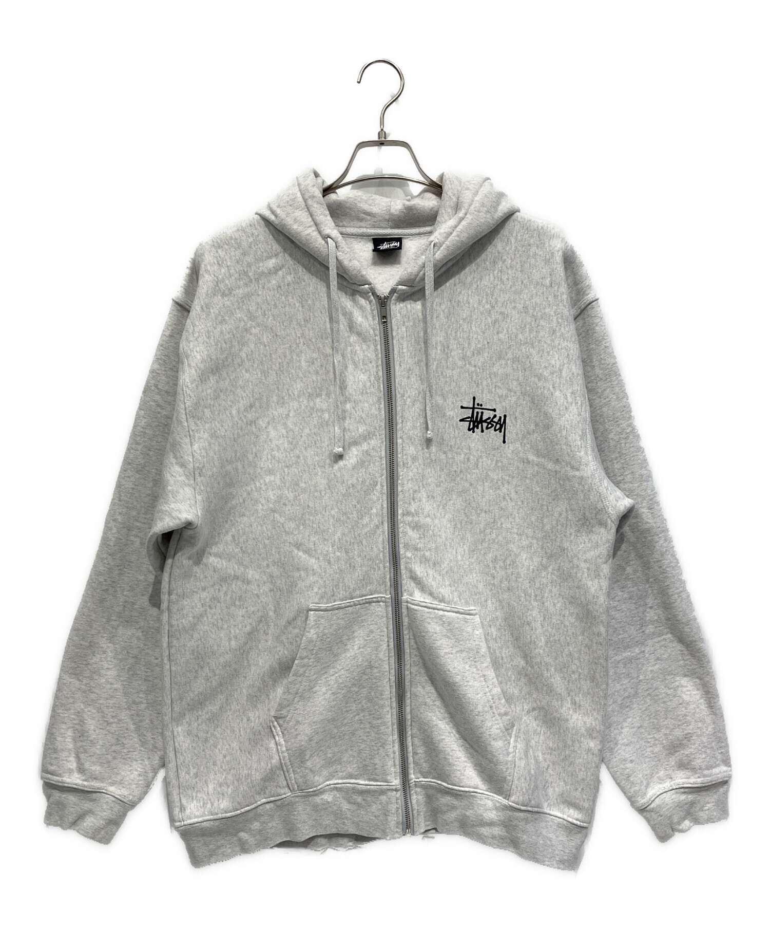 中古・古着通販】stussy (ステューシー) ジップパーカー ホワイト
