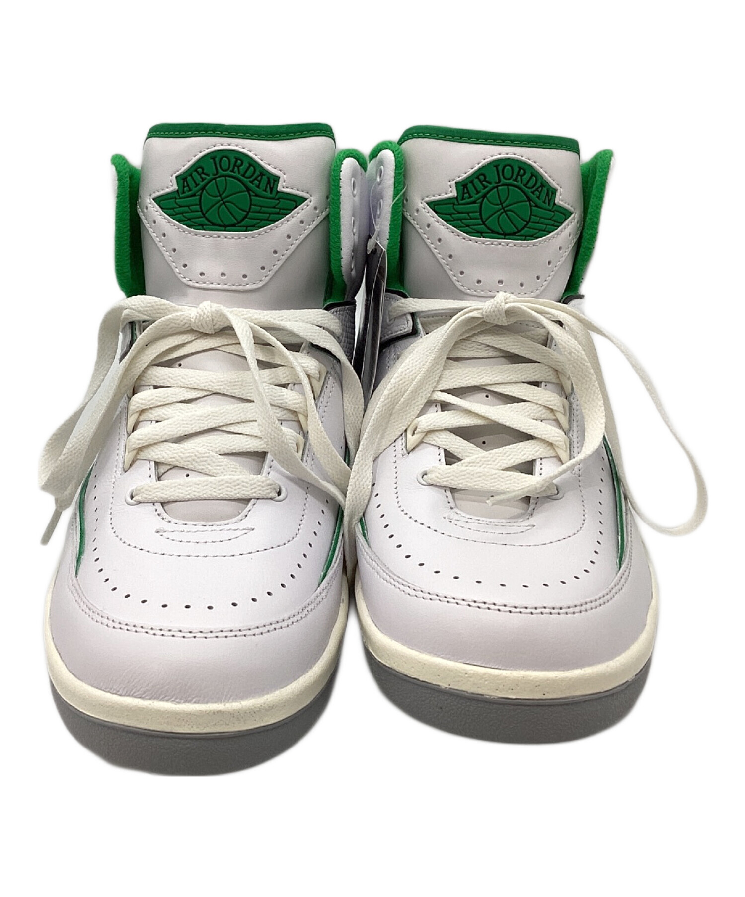 中古・古着通販】NIKE (ナイキ) Air Jordan 2 Retro ホワイト×グリーン 
