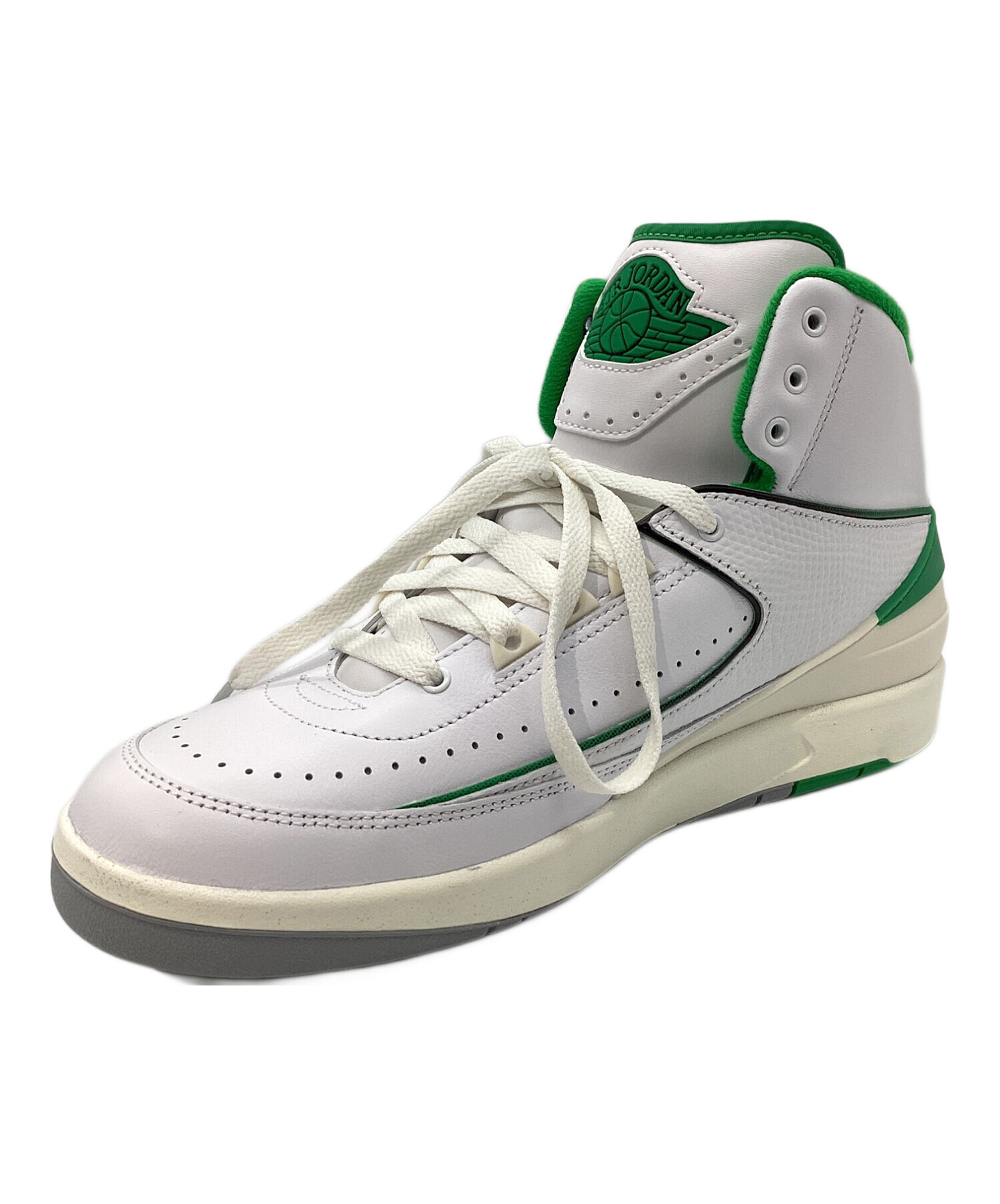 中古・古着通販】NIKE (ナイキ) Air Jordan 2 Retro ホワイト×グリーン 
