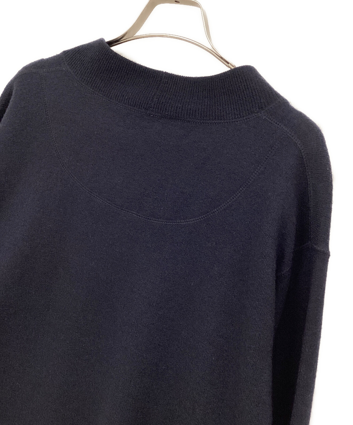 MHL. ネイビー ニット MHL, ネイビー ケーブルニットセーター - メルカリ