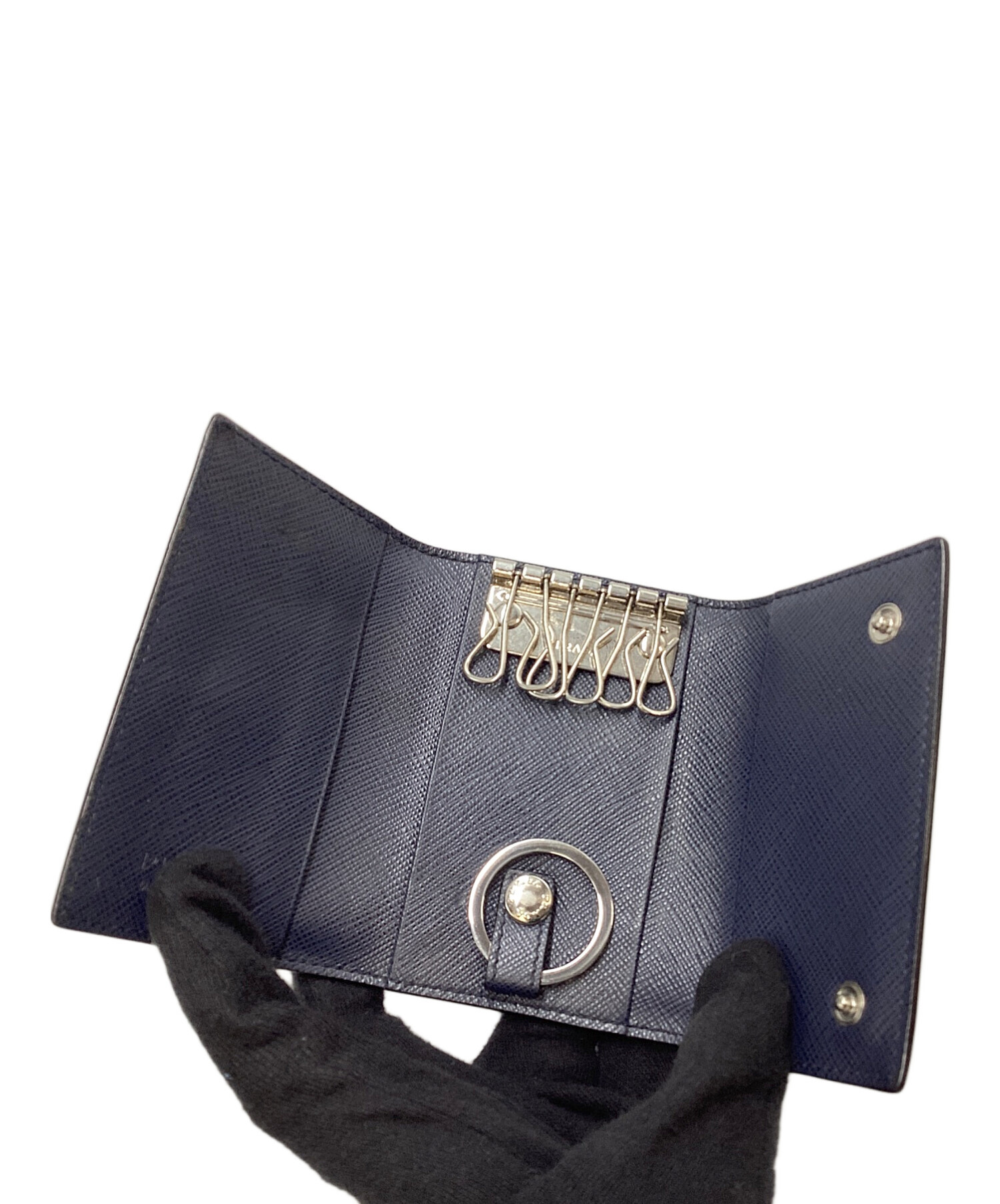中古・古着通販】PRADA (プラダ) 6連キーケース ブラック｜ブランド