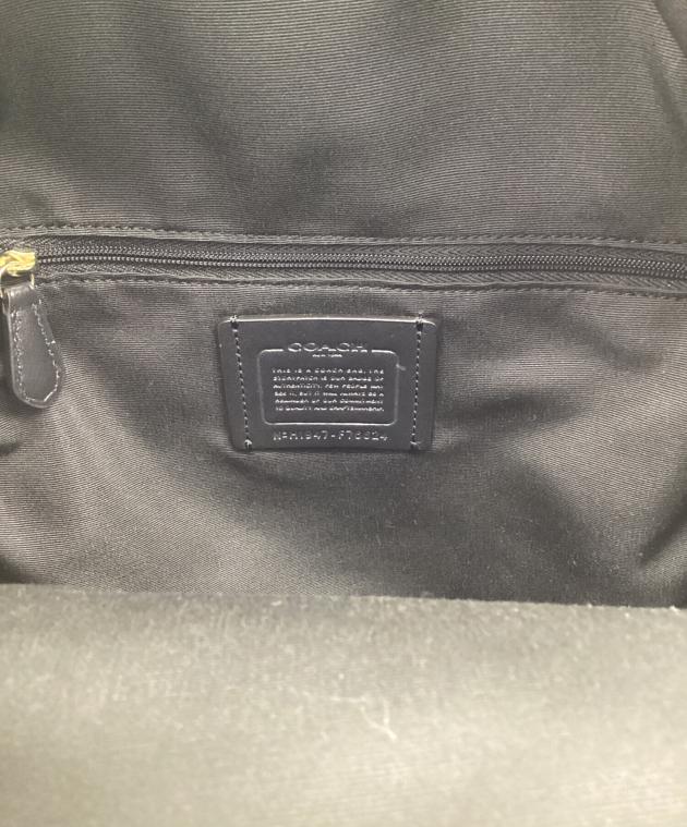 中古・古着通販】COACH (コーチ) コーチ/F76624/リュック ブラック