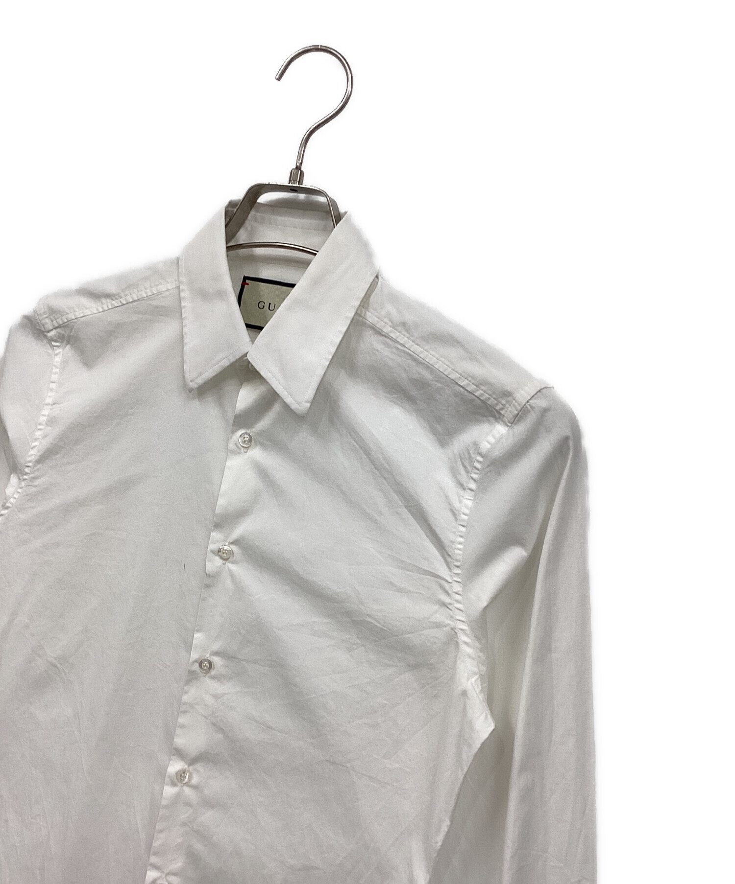 中古・古着通販】GUCCI (グッチ) 長袖シャツ ホワイト サイズ:S 