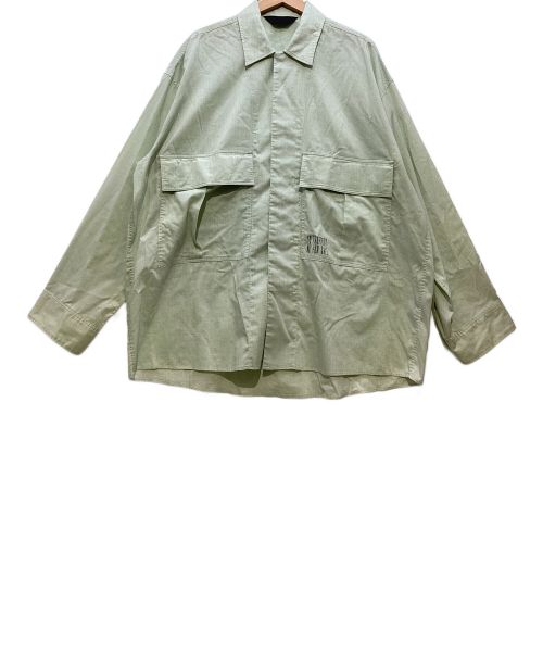 ESSAY エッセイ カジュアルシャツ メンズ 【古着】【中古】 中古・古着通販】Essay (エッセイ) オーバーサイズシャツ グリーン