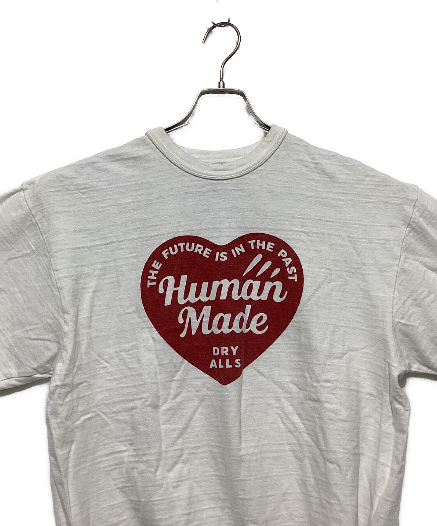 HUMAN MADE ハートロゴ Tシャツ ホワイト レッド