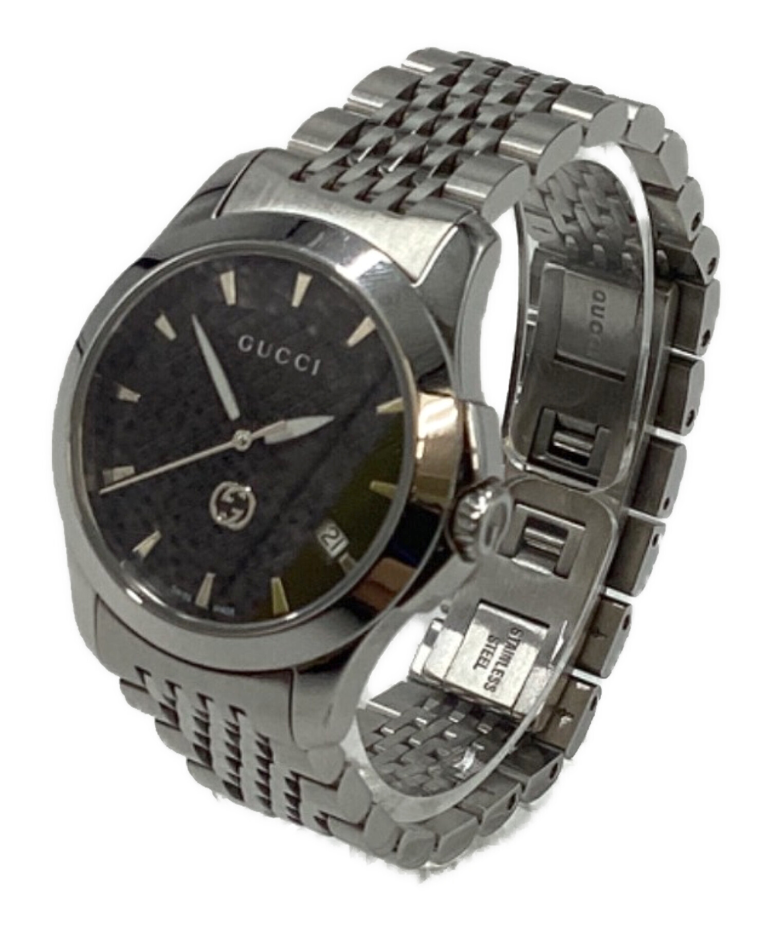 中古・古着通販】GUCCI (グッチ) グッチ/YA1265006/腕時計 ブラック