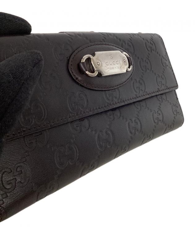中古・古着通販】GUCCI (グッチ) グッチ/231841/長財布 ブラウン