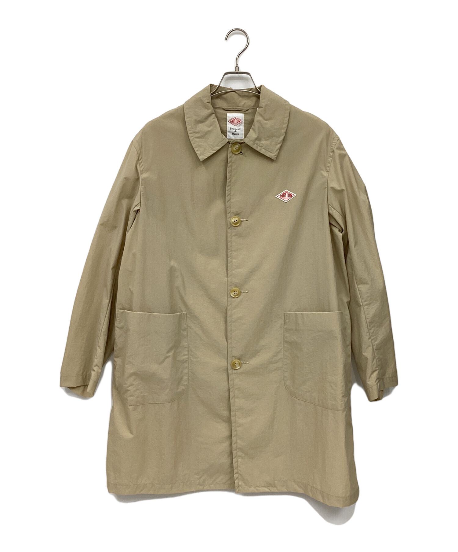 中古・古着通販】DANTON (ダントン) ナイロンコート ブラウン サイズ 