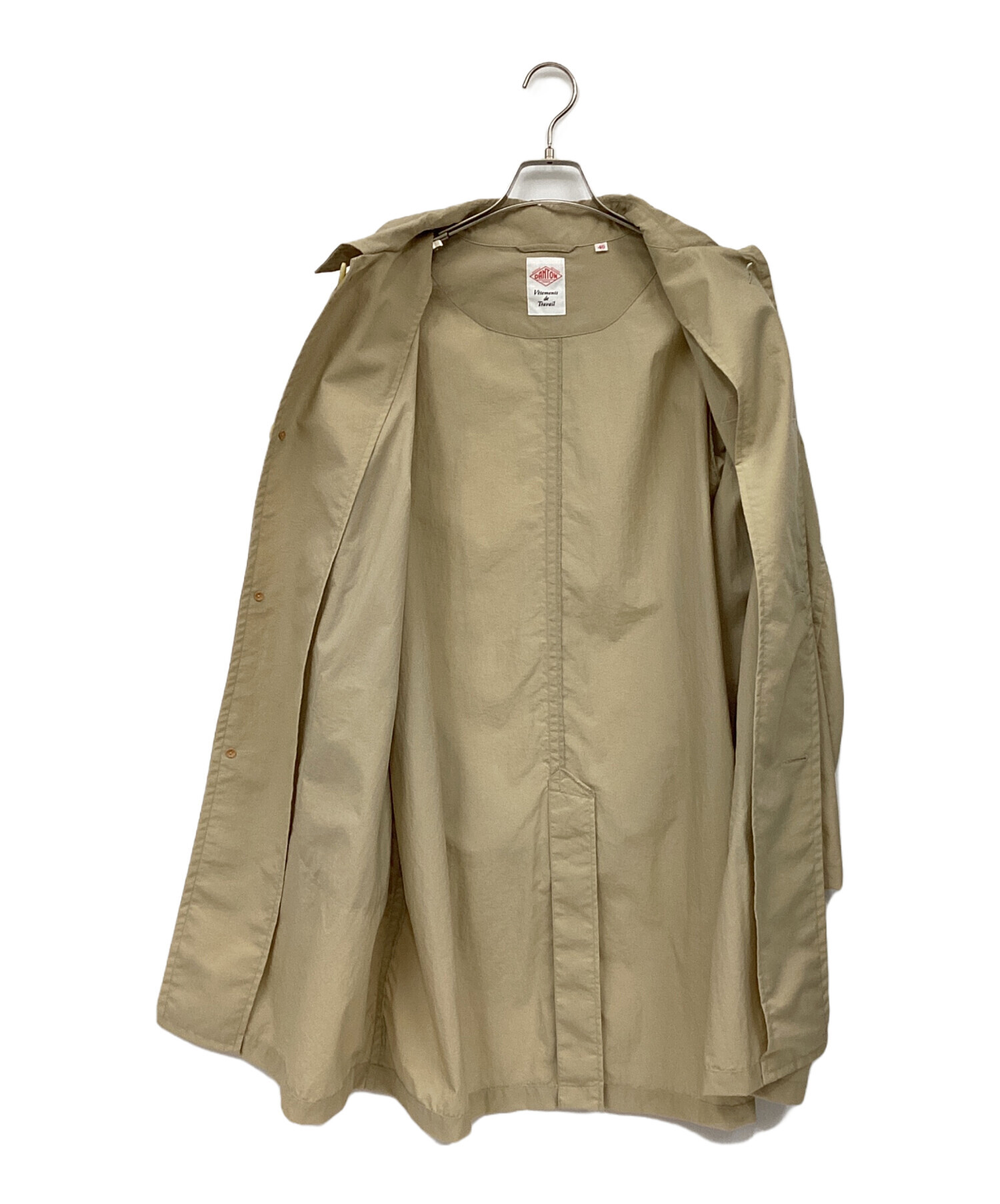 中古・古着通販】DANTON (ダントン) ナイロンコート ブラウン サイズ 