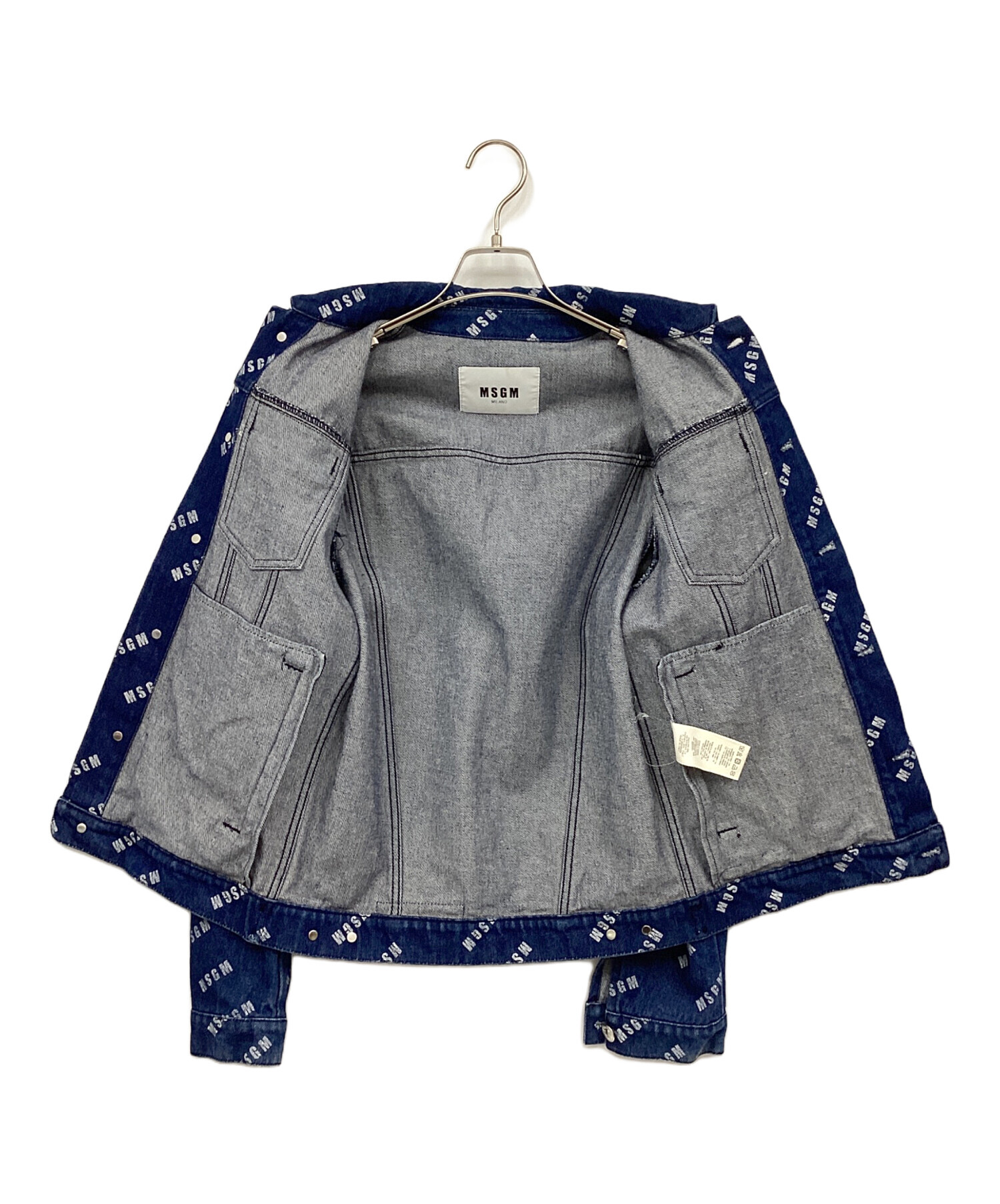 中古・古着通販】MSGM (エムエスジーエム) デニムジャケット