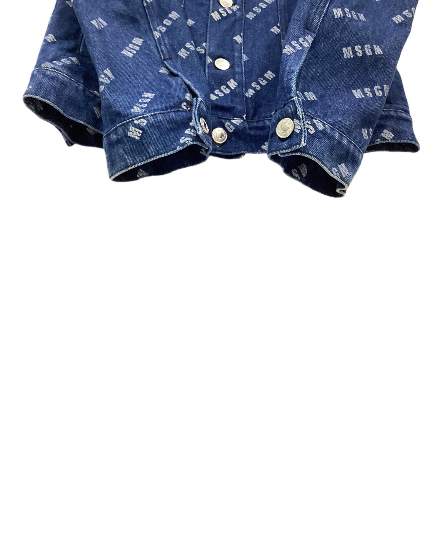 中古・古着通販】MSGM (エムエスジーエム) デニムジャケット 