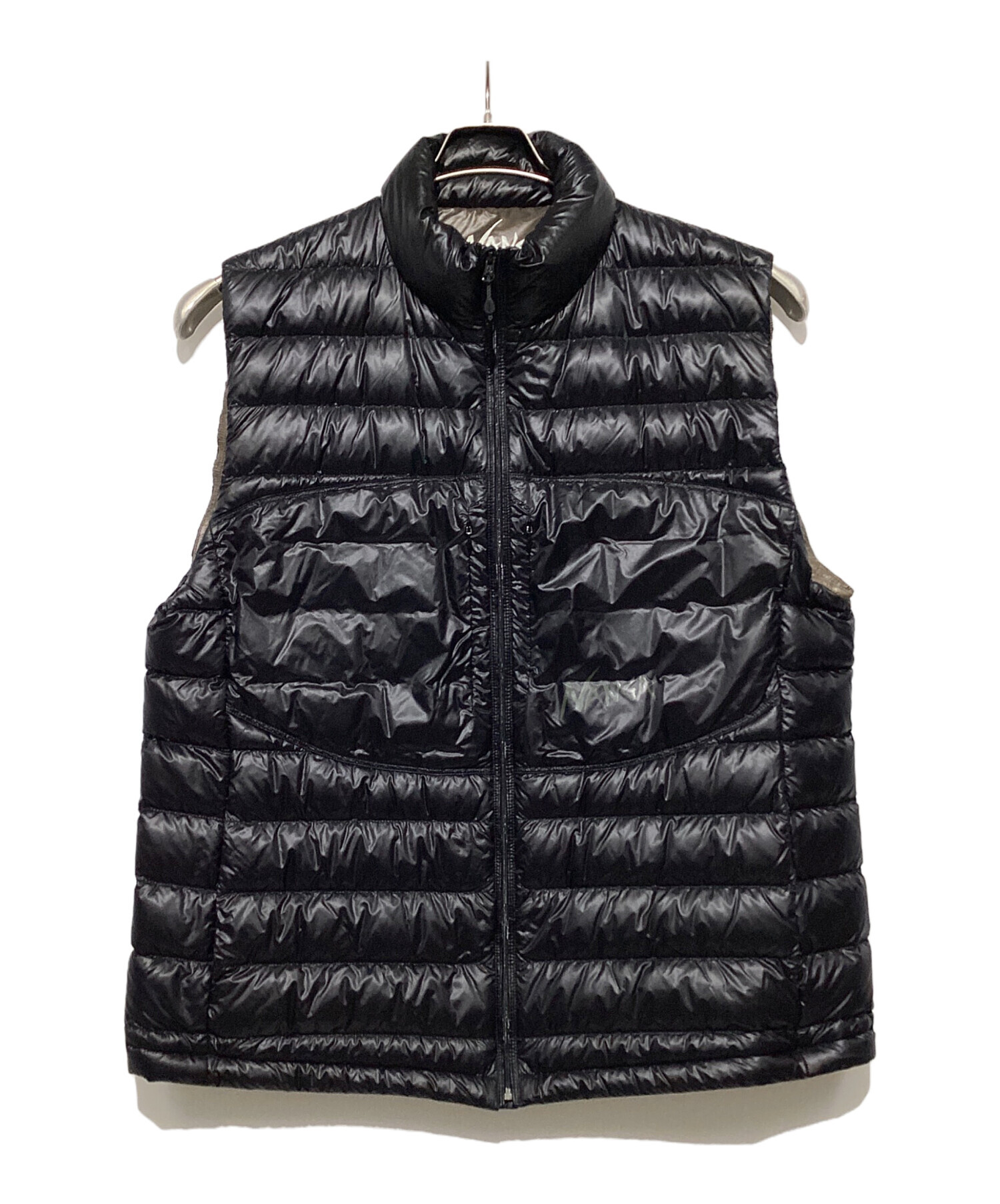 中古・古着通販】NANGA (ナンガ) ダウンベスト ブラック×ブラウン