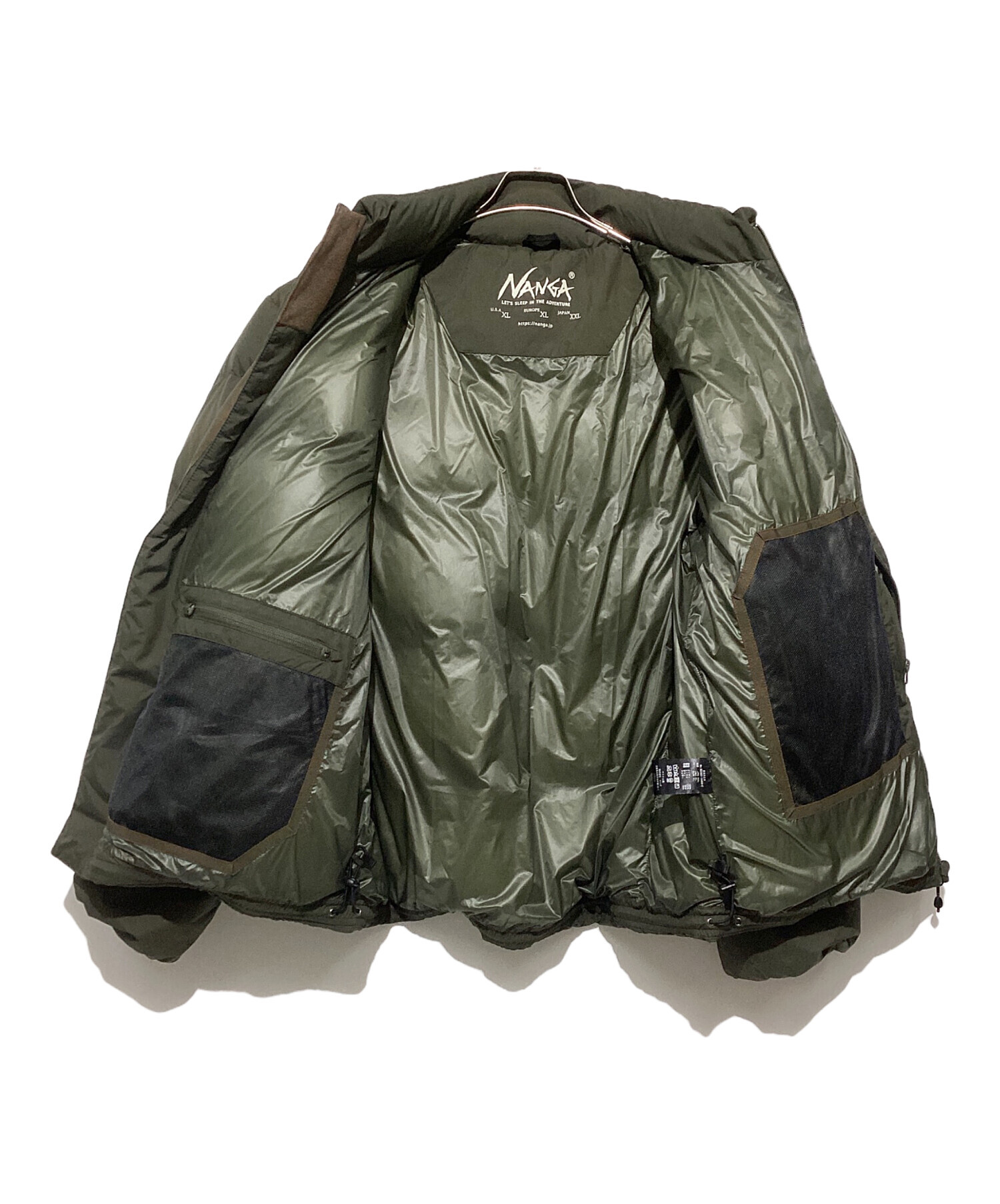 中古・古着通販】NANGA (ナンガ) マゼノリッジジャケット オリーブ