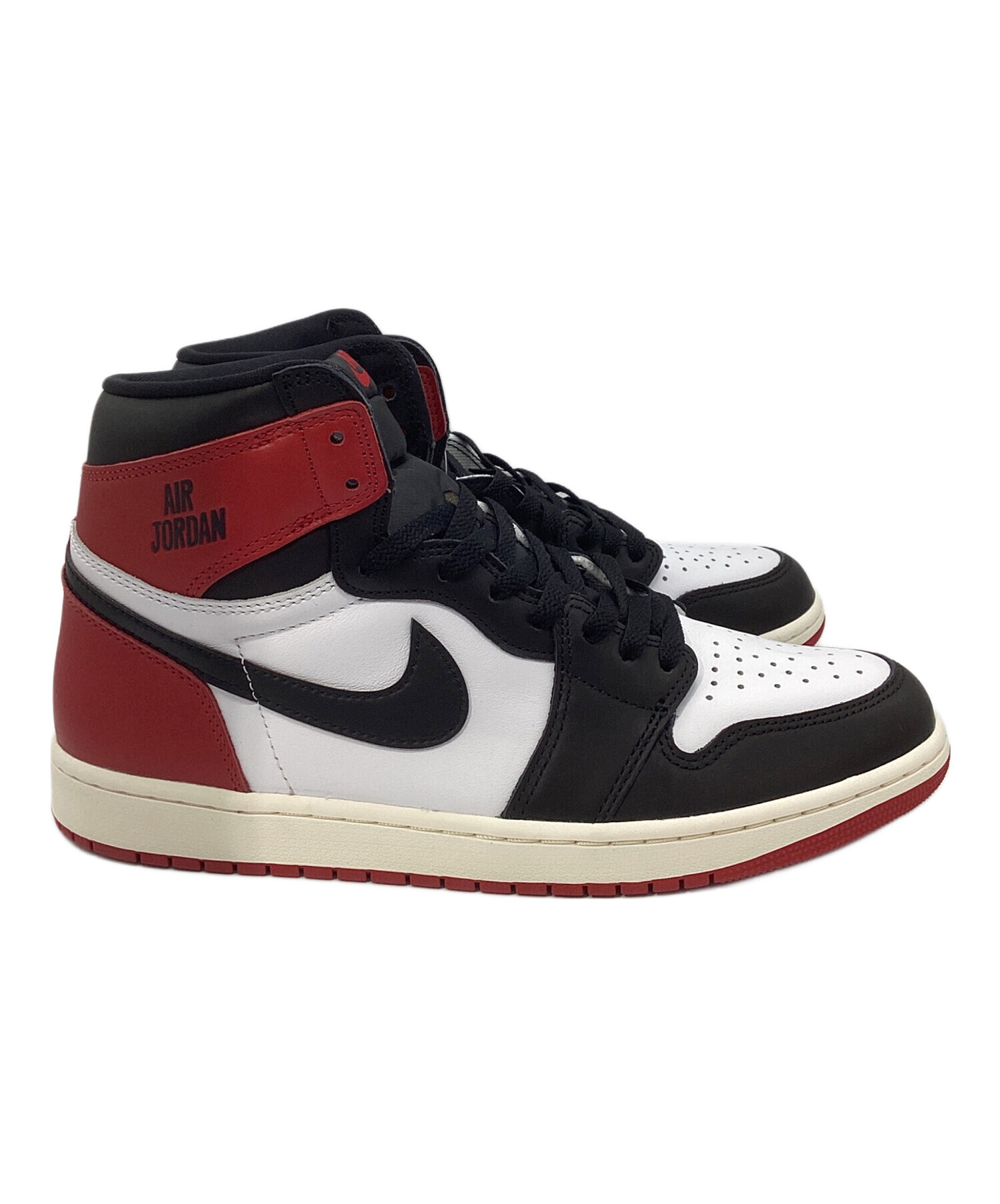 中古・古着通販】NIKE (ナイキ) ハイカットスニーカー ブラック×レッド 