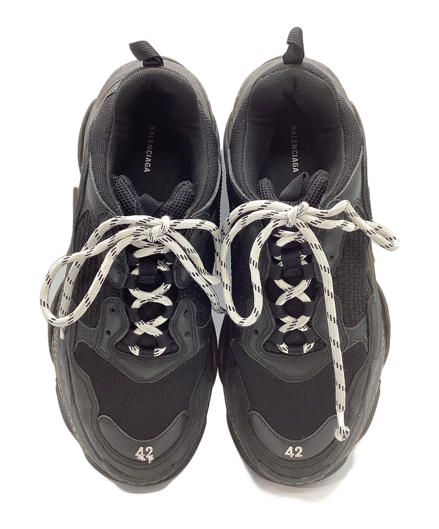 中古・古着通販】BALENCIAGA (バレンシアガ) スニーカー ブラック