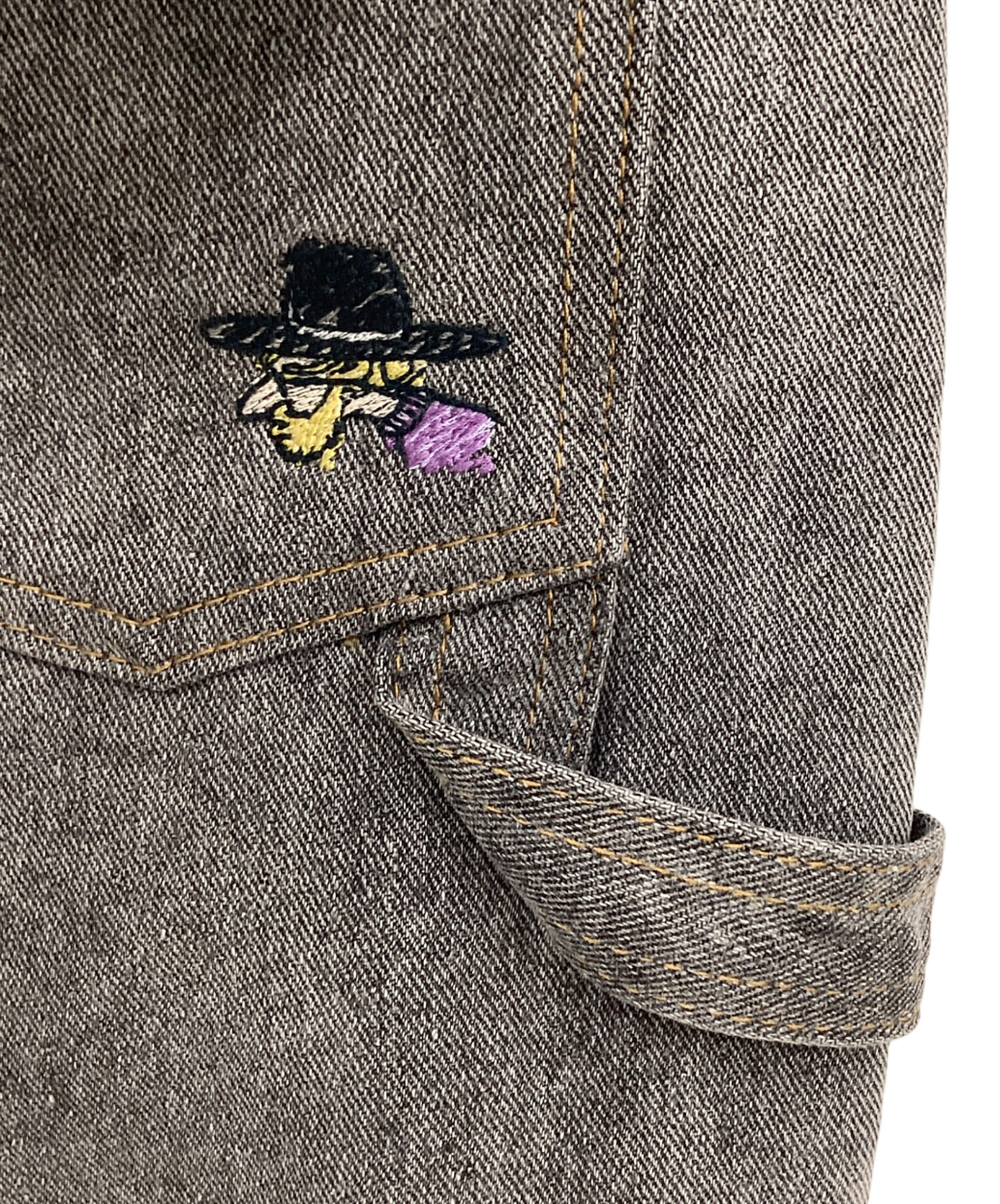 中古・古着通販】Left Alone (レフトアローン) PEEL OFF DENIM PANTS