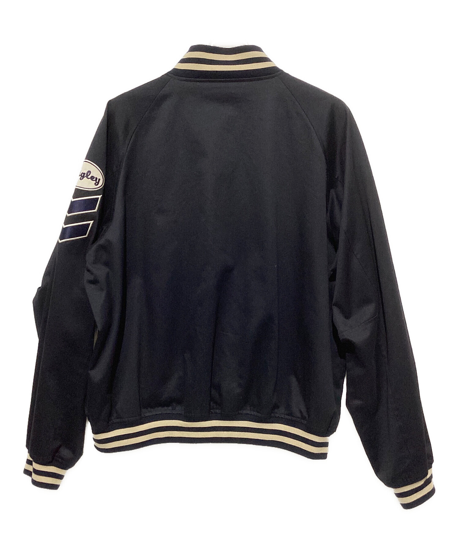 中古・古着通販】Quigley (キグリー) COTTON VARSITY JACKET ネイビー