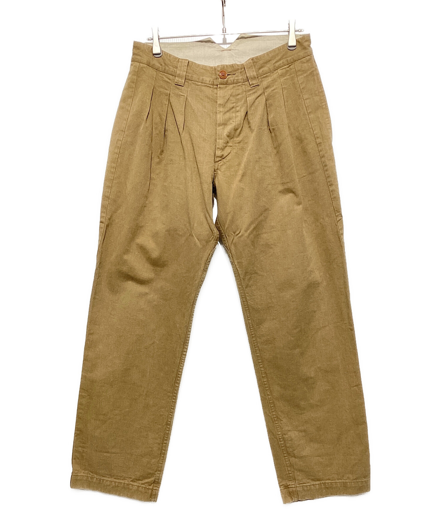 中古・古着通販】VISVIM (ビズビム) HAKAMA PANTS UNBANDED ベージュ 