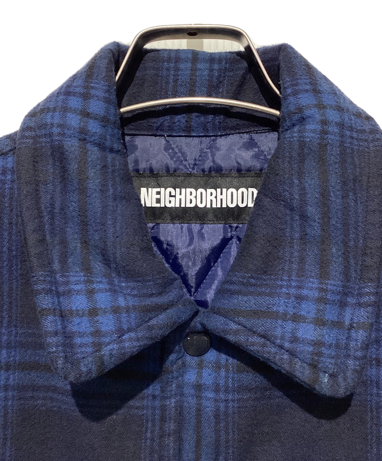 中古・古着通販】NEIGHBORHOOD (ネイバーフッド) PLAID/C-JKT ネイビー