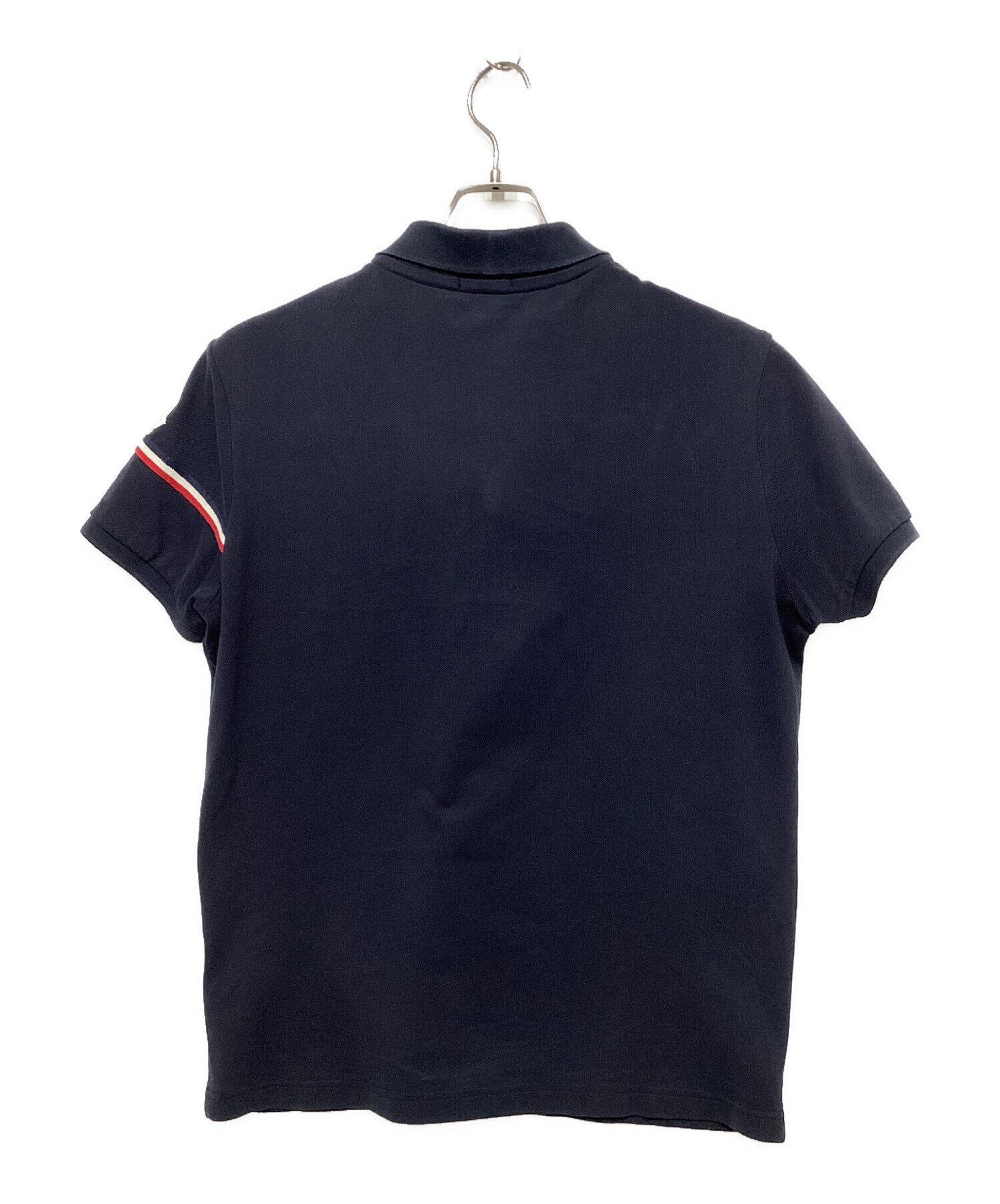 中古・古着通販】MONCLER (モンクレール) ポロシャツ ネイビー サイズ