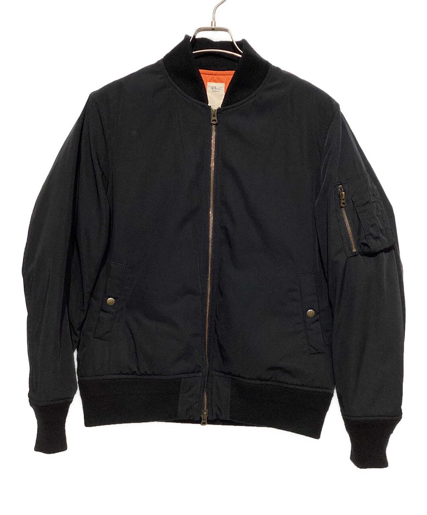 Ron Herman / フライトジャケット/M/ポリエステル/KHK/無地/2820400133 中古・古着通販】Ron Herman (ロンハーマン) MA-1フライトジャケット