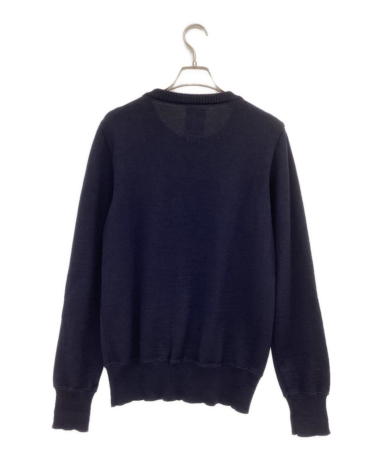 中古・古着通販】VISVIM (ビズビム) CREW NECK SWEATER ネイビー 