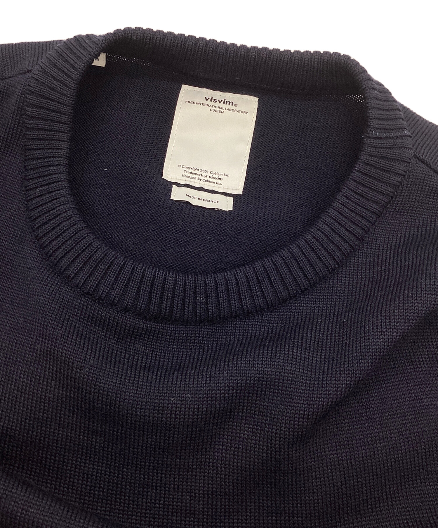 中古・古着通販】VISVIM (ビズビム) CREW NECK SWEATER ネイビー 