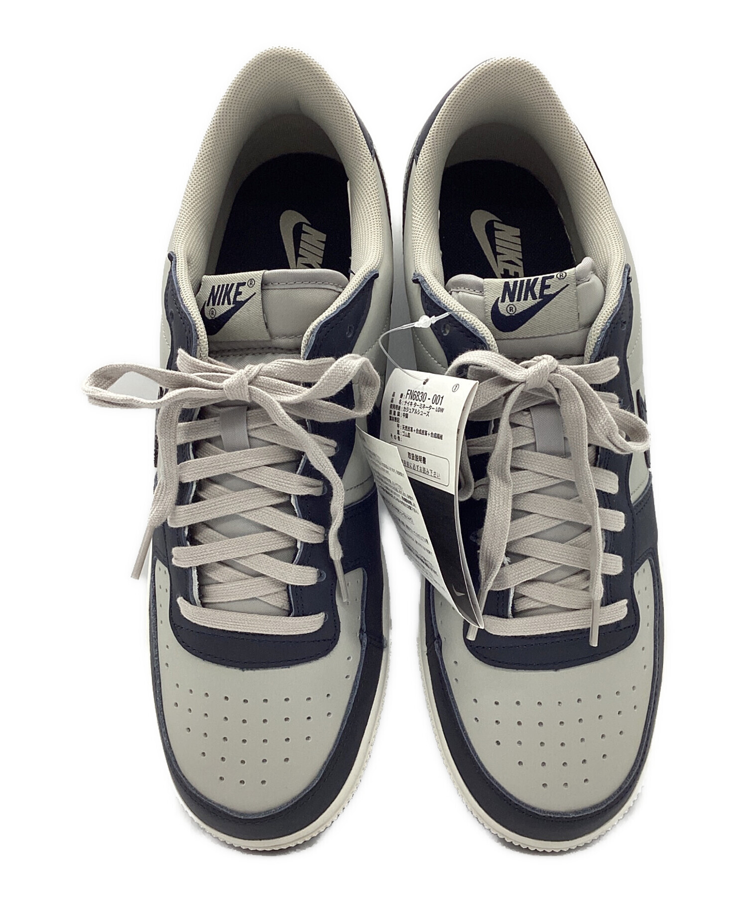 中古・古着通販】NIKE (ナイキ) TERMINATOR LOW グレー×ネイビー