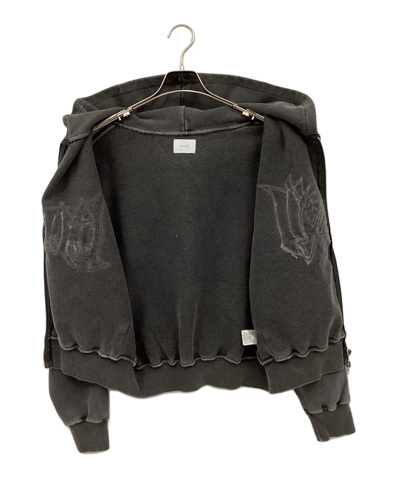 中古・古着通販】BLESS U (ブレスユー) ジップパーカー グレー サイズ
