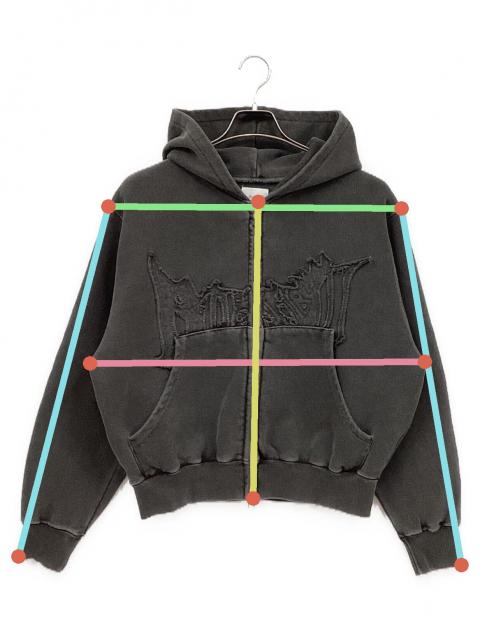 中古・古着通販】BLESS U (ブレスユー) ジップパーカー グレー サイズ