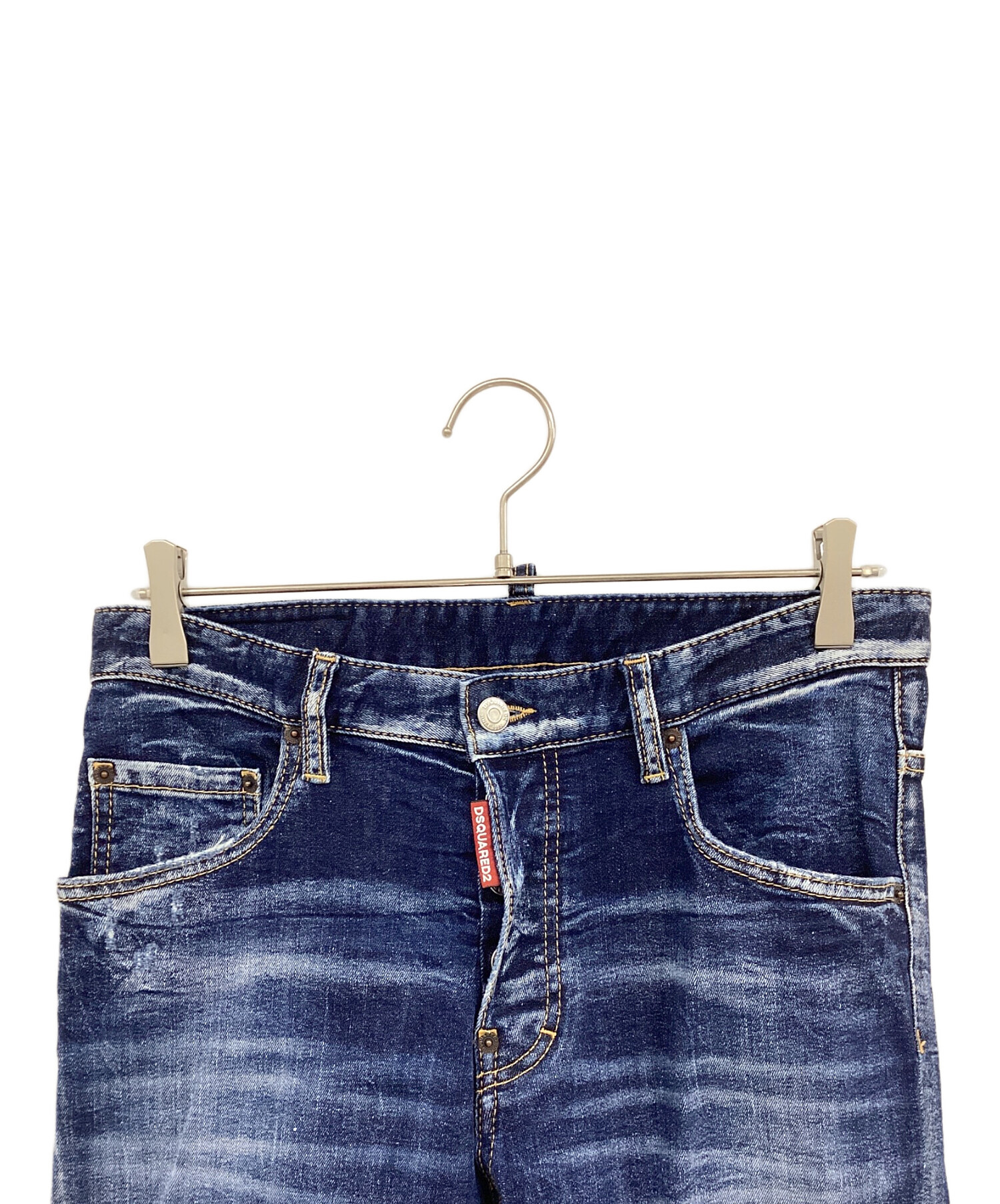 DSQUARED2 スキニーデニム ロゴ DSQUARED2（ディースクエアード） ジーンズ Supertwinky Jean スーパー