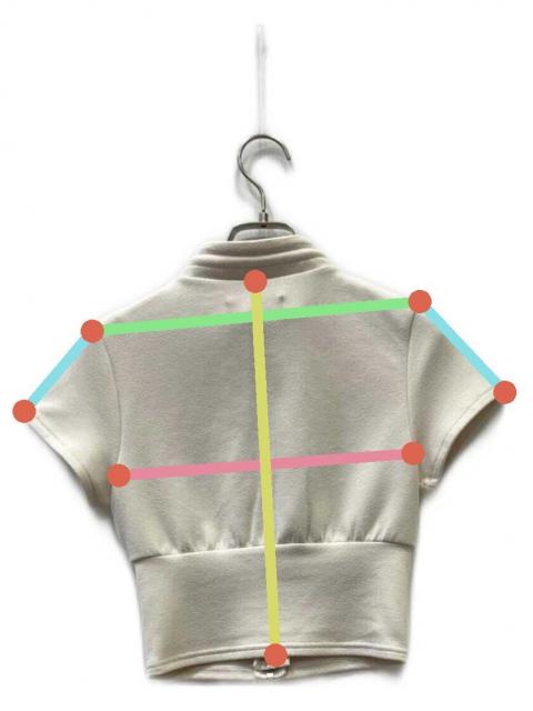 中古・古着通販】ANDMARY (アンドマリー) Willow line tops アイボリー