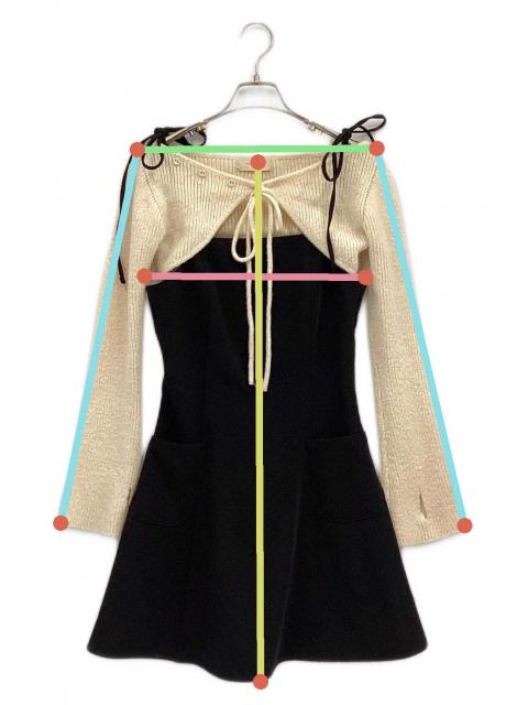 中古・古着通販】ANDMARY (アンドマリー) Lamia knit set mini dress